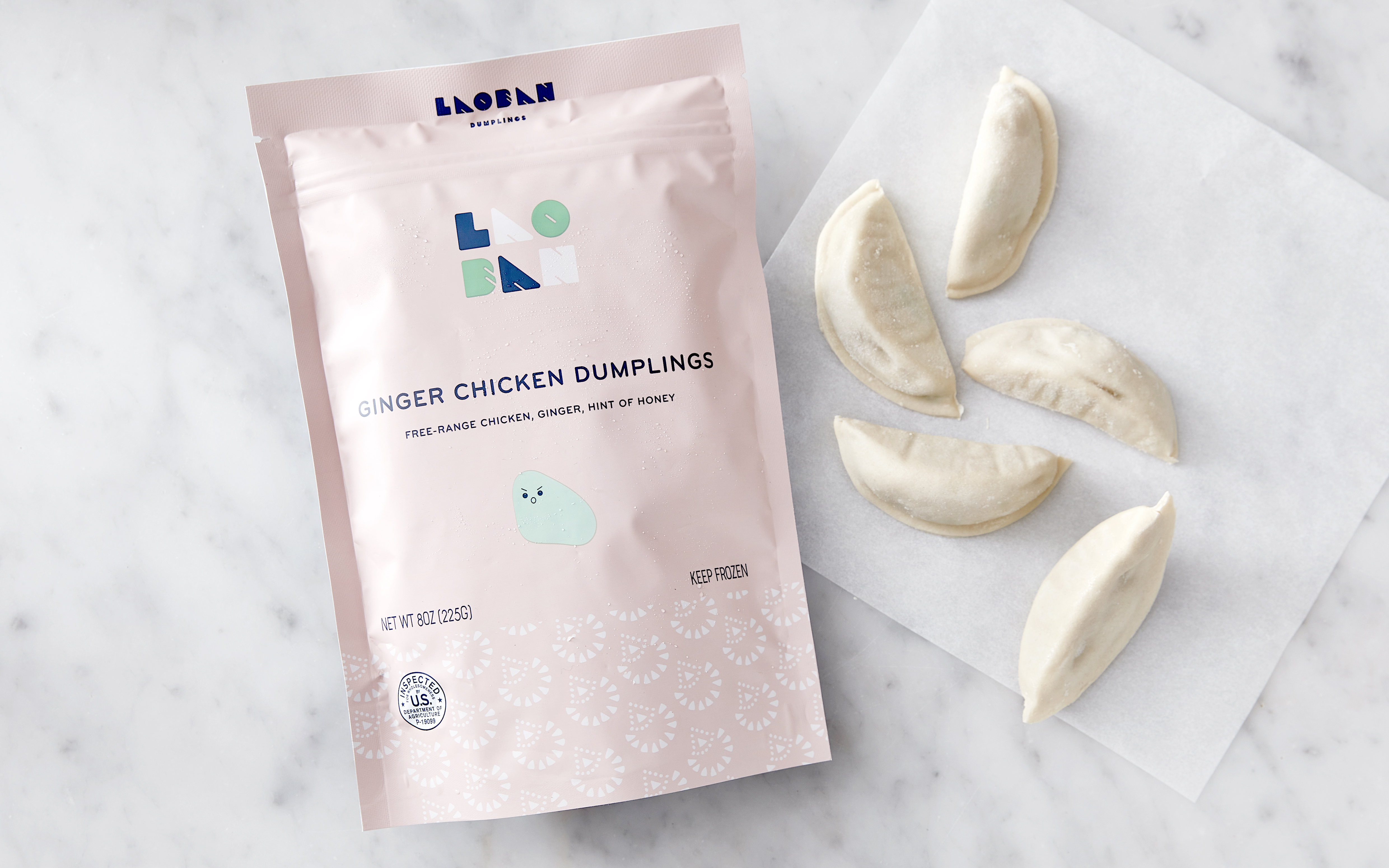 Ginger Chicken Dumplings 8 oz Laoban Dumplings Good Eggs