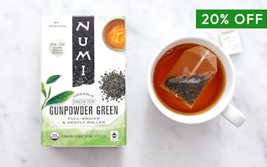 Organic Gunpowder Green Tea Bags