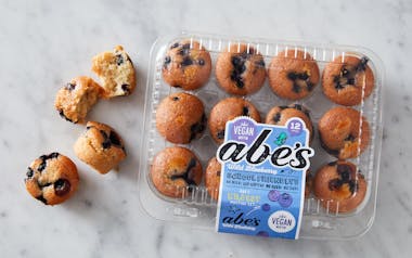 Vegan Wild Blueberry Mini Muffins