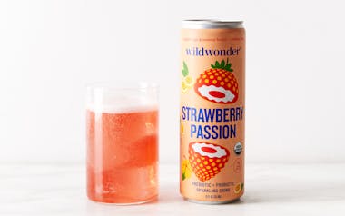 Strawberry Passion Sparkling Prebiotic + Probiotic Drink