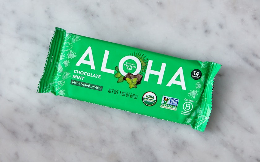 Chocolate Mint Protein Bar, 1 count, Aloha