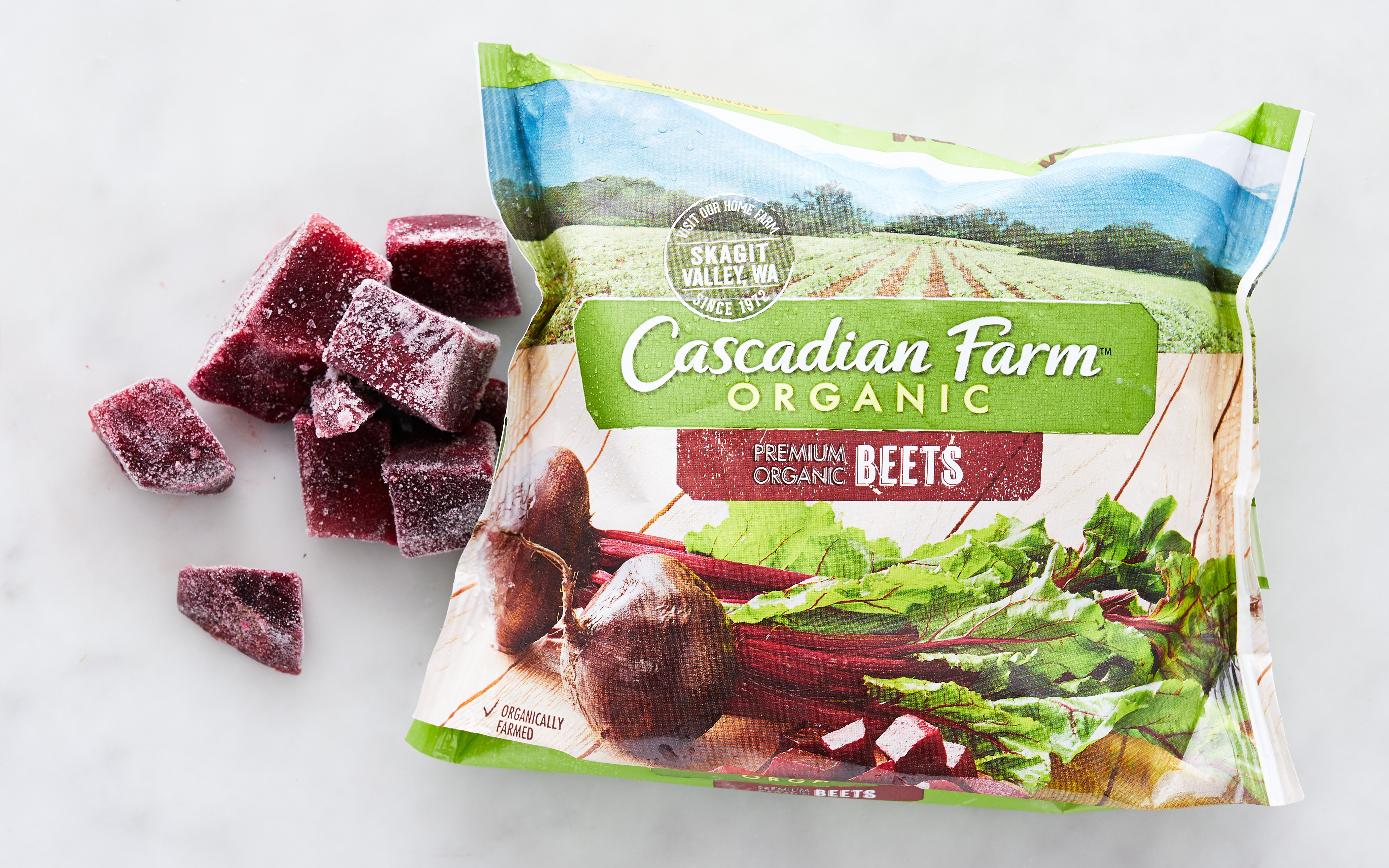 Organic Frozen Cut Beets 10 oz Cascadian Farm Good Eggs