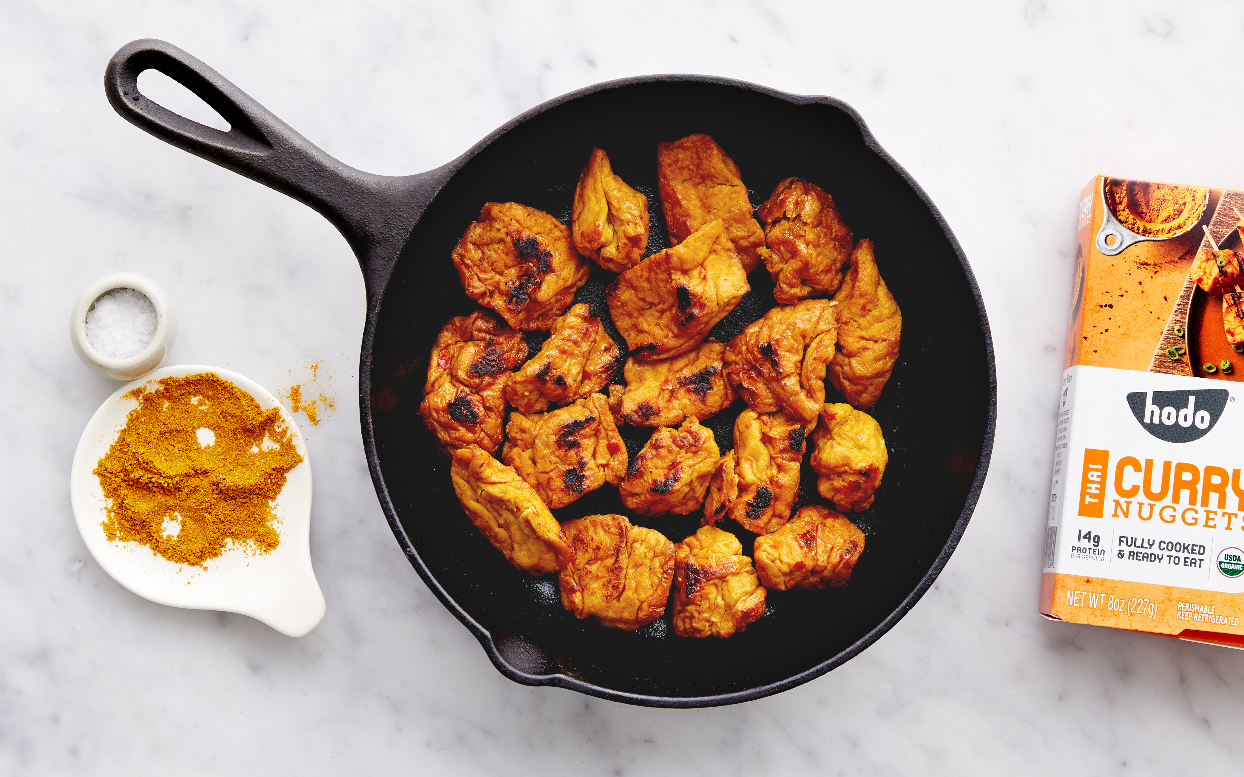 Organic Hodo Thai Curry Tofu Nuggets 8 oz Hodo Good Eggs