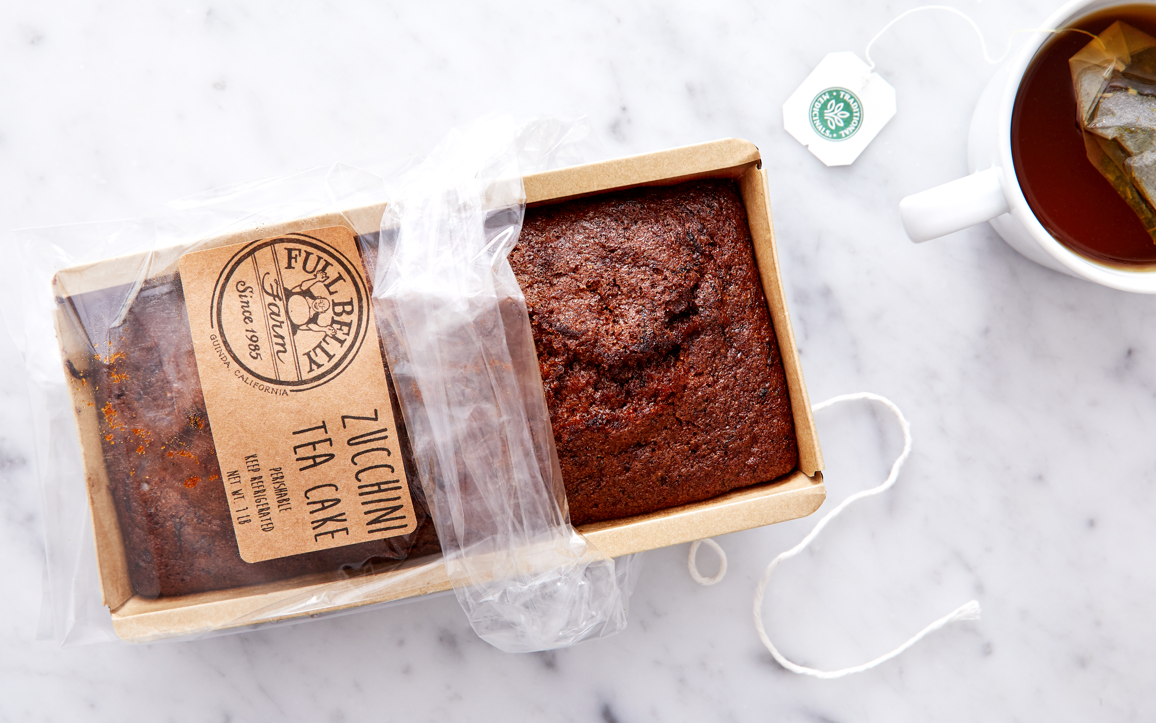 Zucchini Tea Cake 16 oz Full Belly Farm Good Eggs
