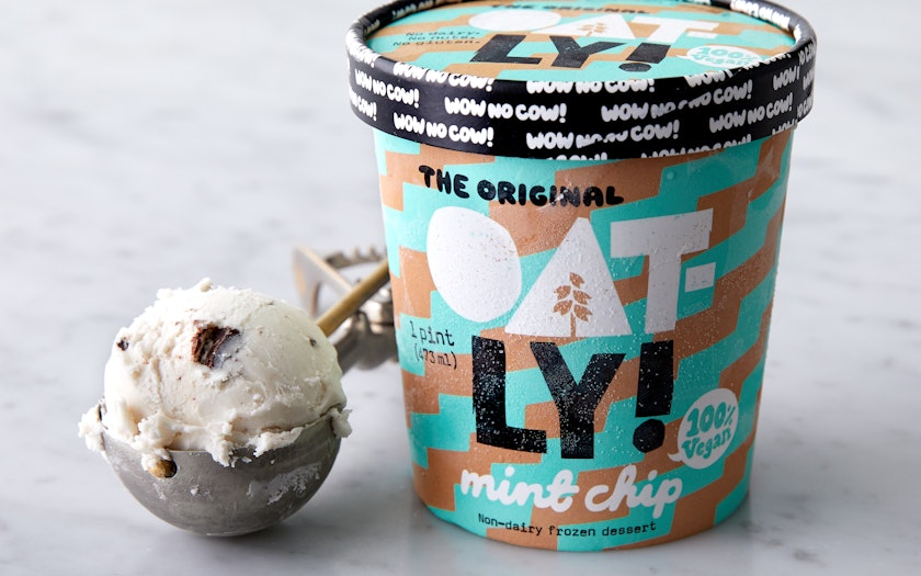 Mint Chip Non-Dairy Ice Cream, 1 pint, Oatly