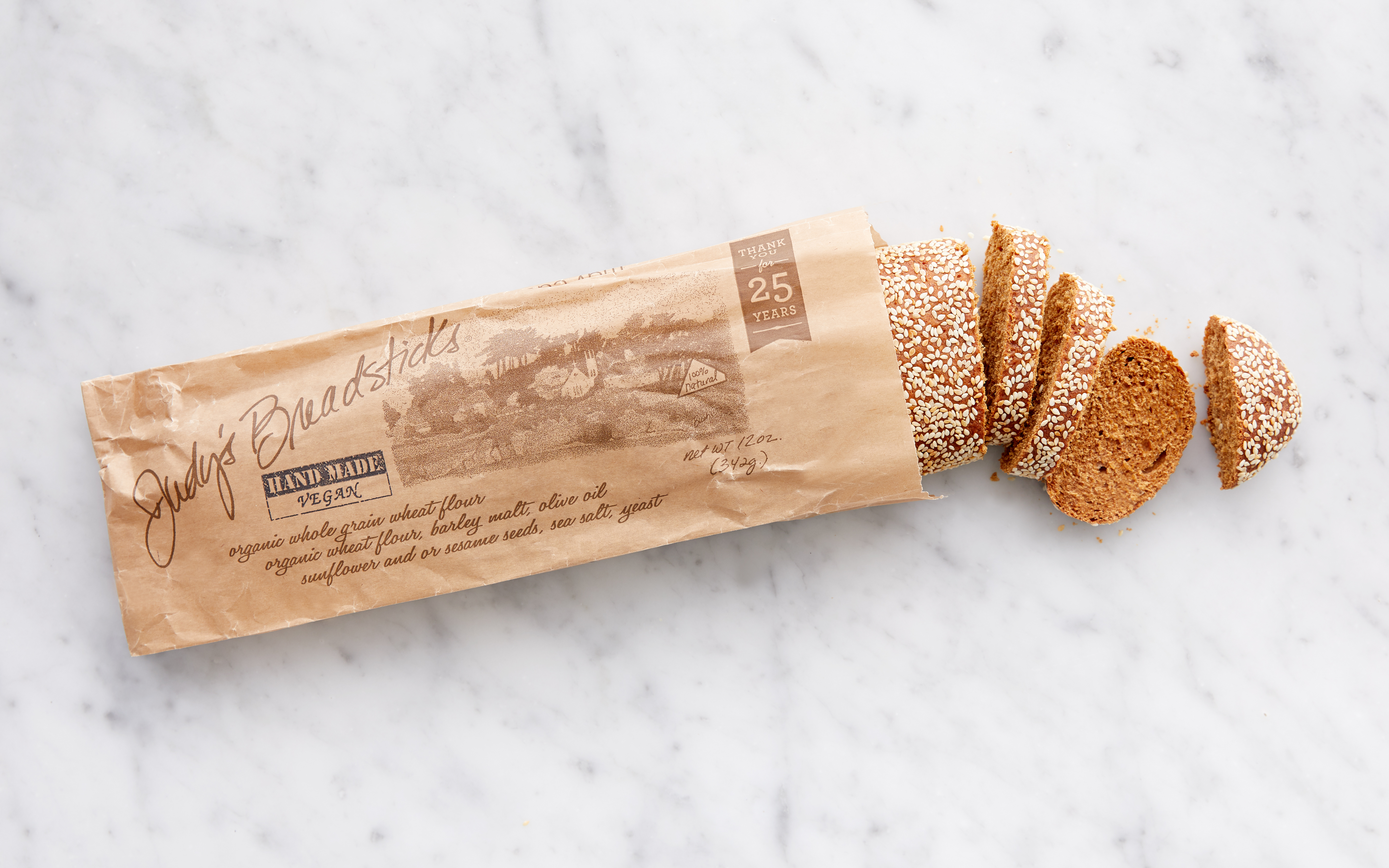 Sesame Breadstick 12 oz Judy's Breadsticks Good Eggs