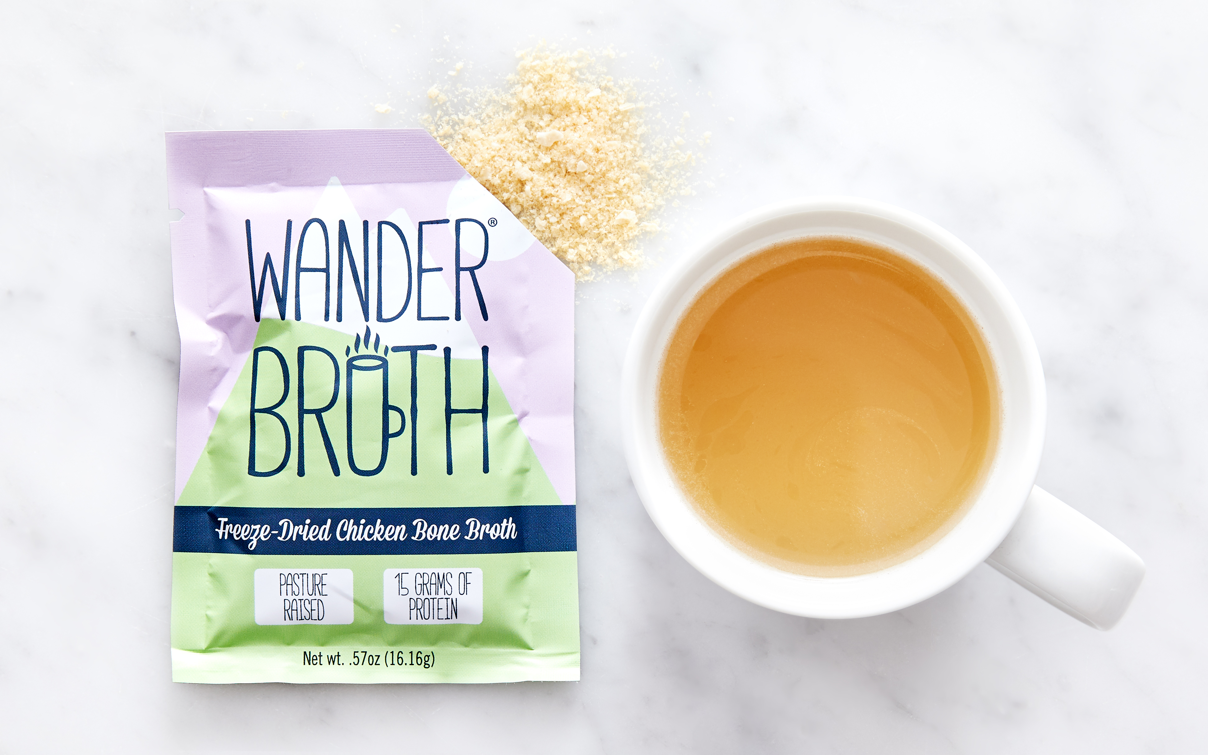 FreezeDried Chicken Bone Broth 1 count Wander Broth Good Eggs