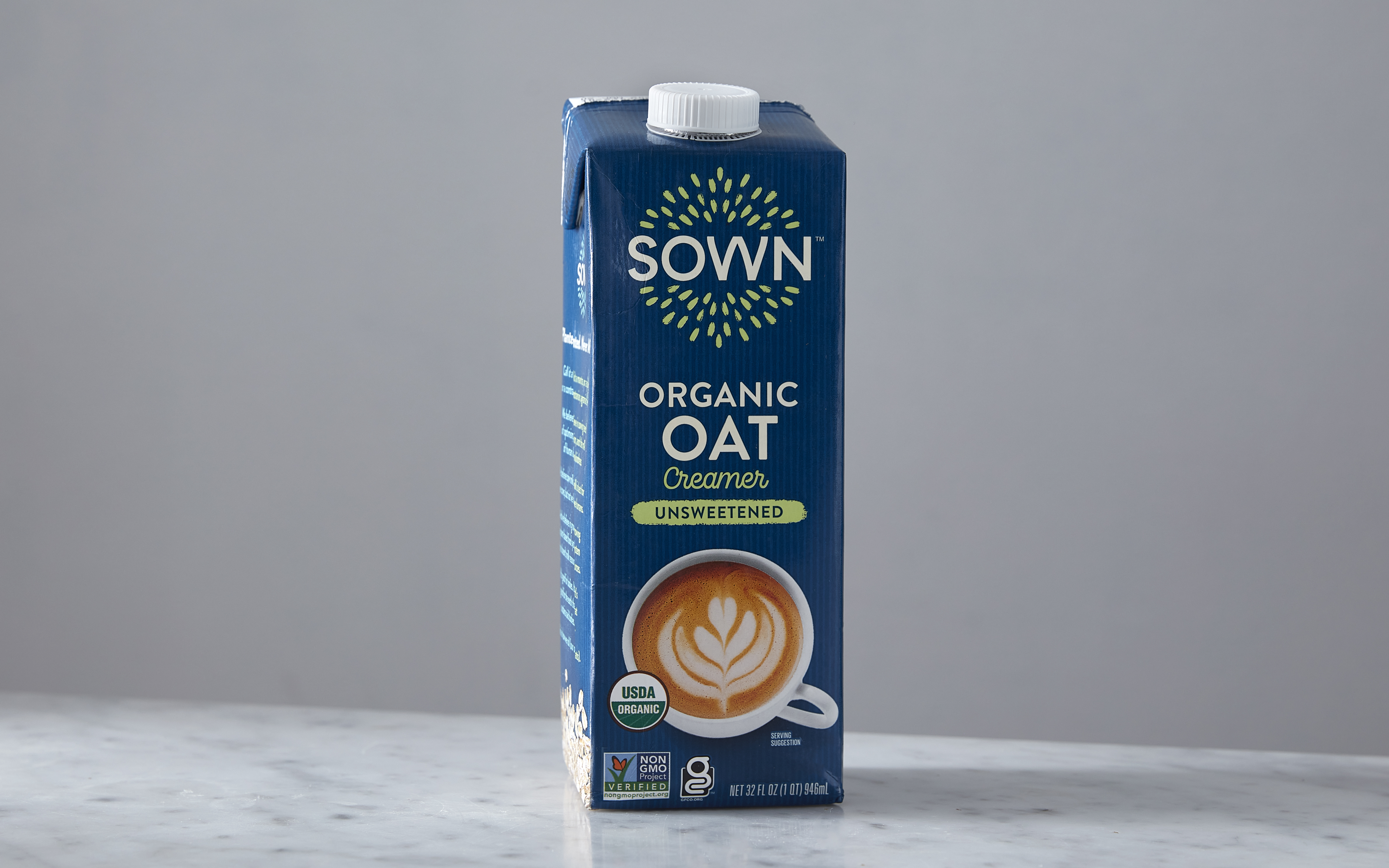 Organic Unsweetened Oat Milk Creamer 32 oz SOWN Good Eggs