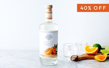 Blanco Tequila Infused with Valencia Orange