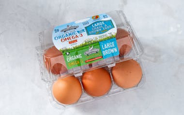 Organic Omega-3 Brown Eggs (Large)