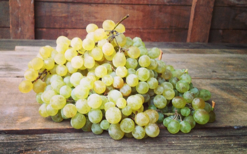 Organic Green Muscat Grapes, 1 lb, Fruit World Company