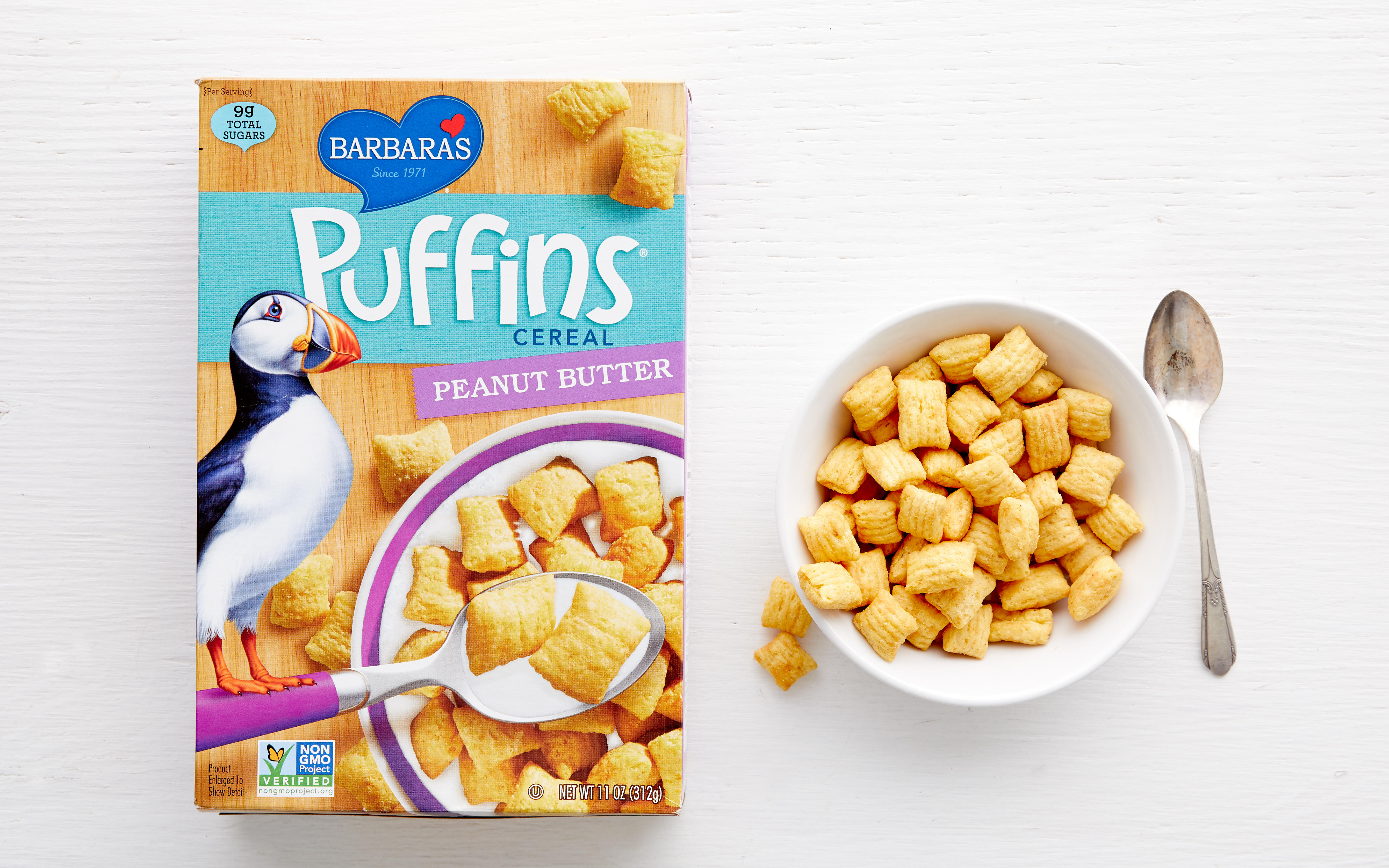 Peanut Butter Puffins 11 oz Barbara's Good Eggs