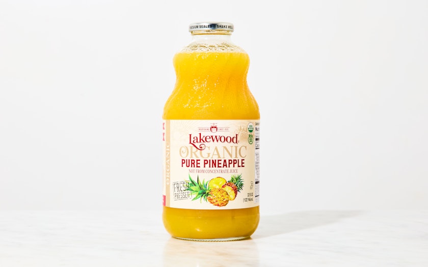 Pure Pineapple Juice 32 fl oz Lakewood Good Eggs