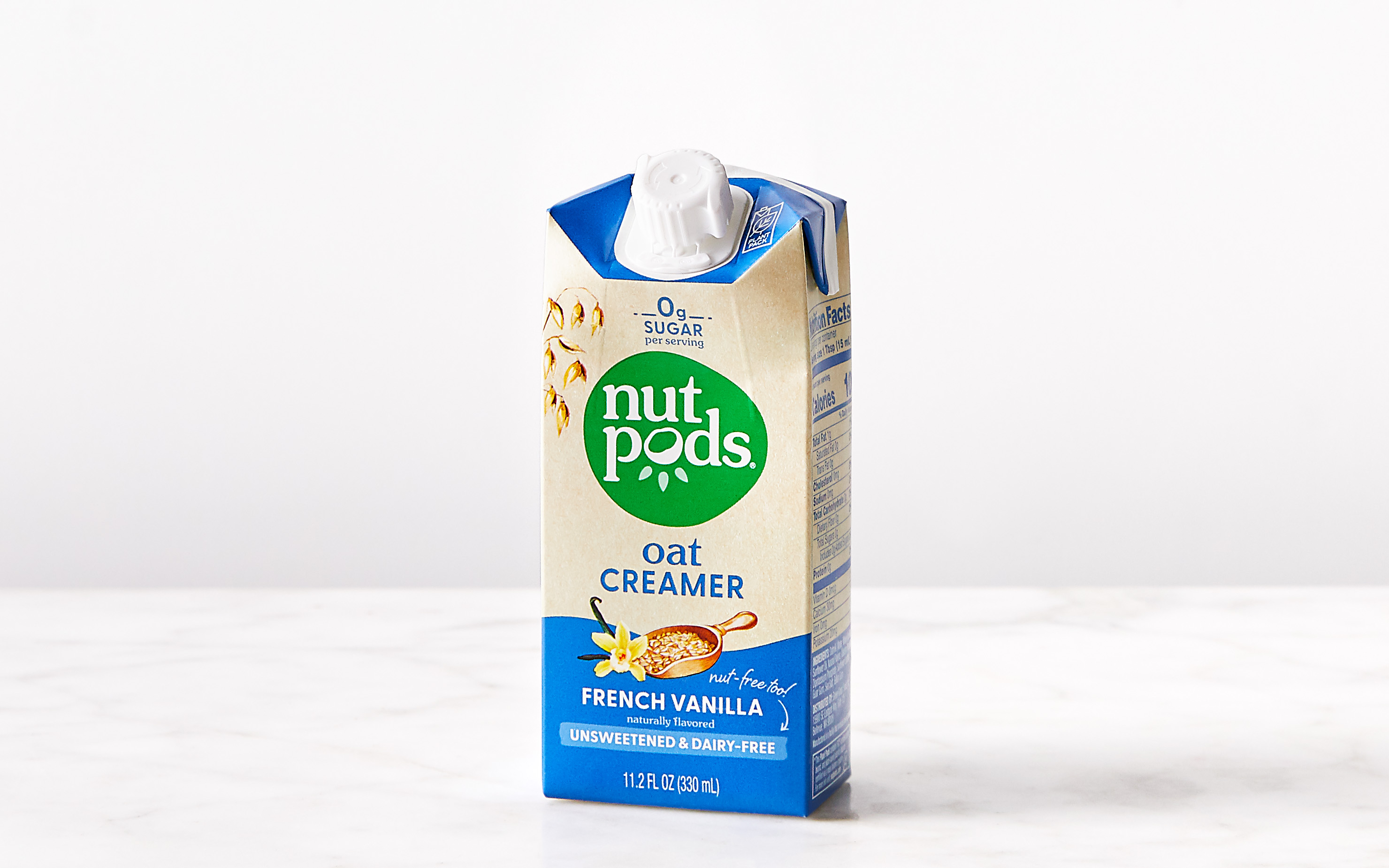 Unsweetened French Vanilla Oat Milk Creamer 11.2 fl oz nutpods Good Eggs