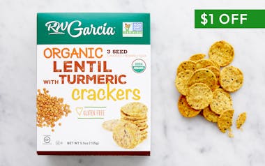 Organic Gluten-Free Lentil & Turmeric Crackers