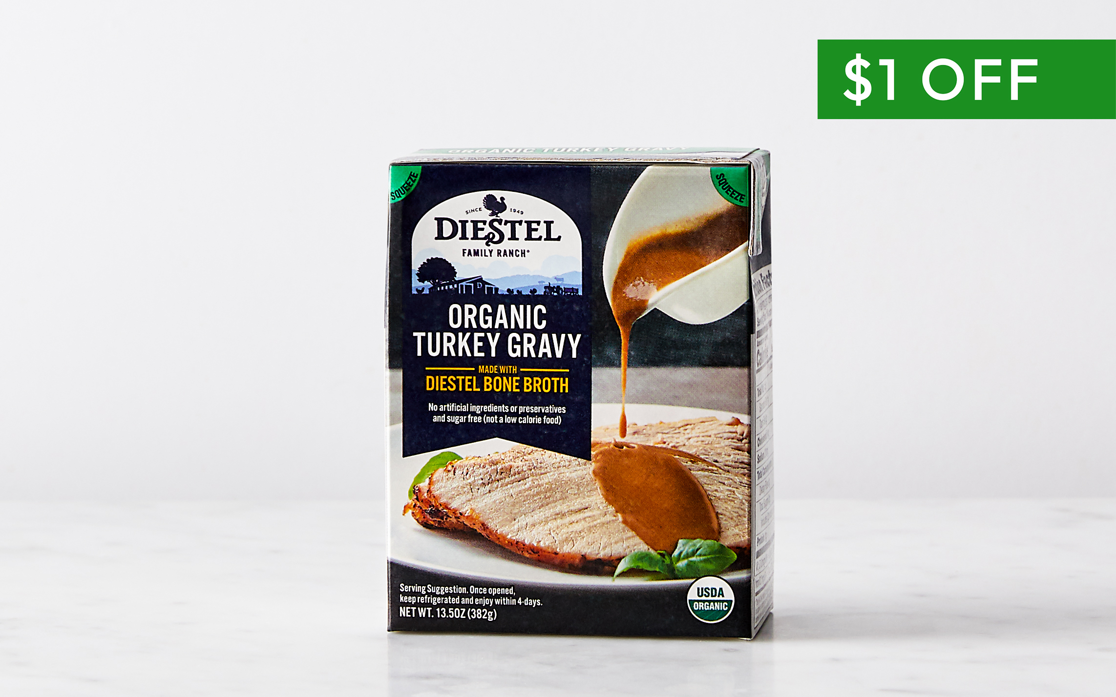 Organic Turkey Gravy 13.5 oz Diestel Turkey Good Eggs
