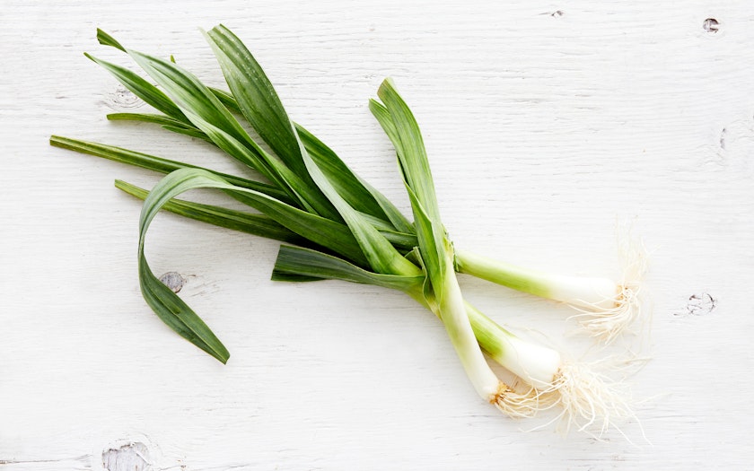 Organic Green Garlic, 0.5 lb, Knoll Farms
