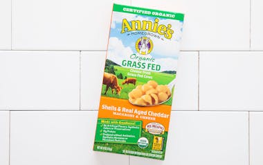 Organic Shells & Grass-Fed Real Aged Cheddar Pasta
