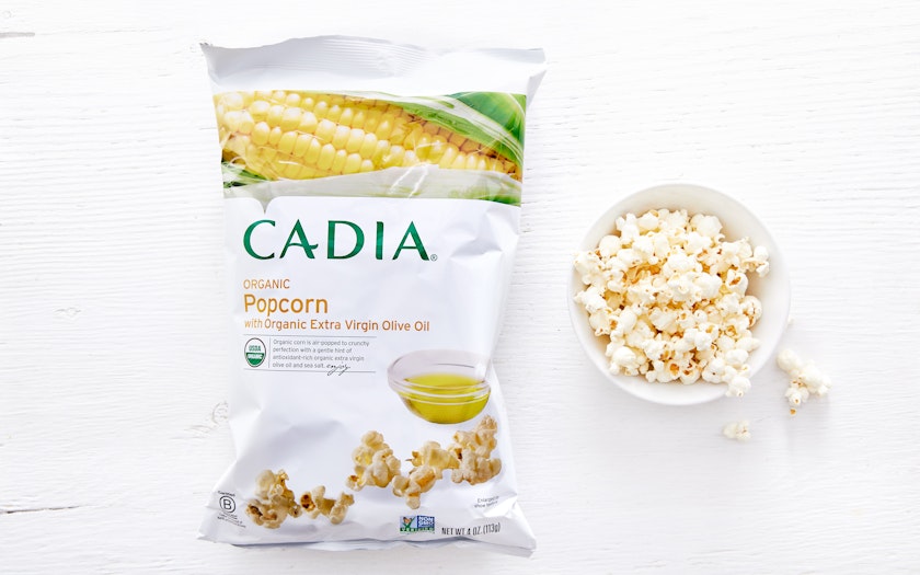 disk marmorering Afstemning Organic Popcorn with Extra Virgin Olive Oil | 4 oz | Cadia | Good Eggs