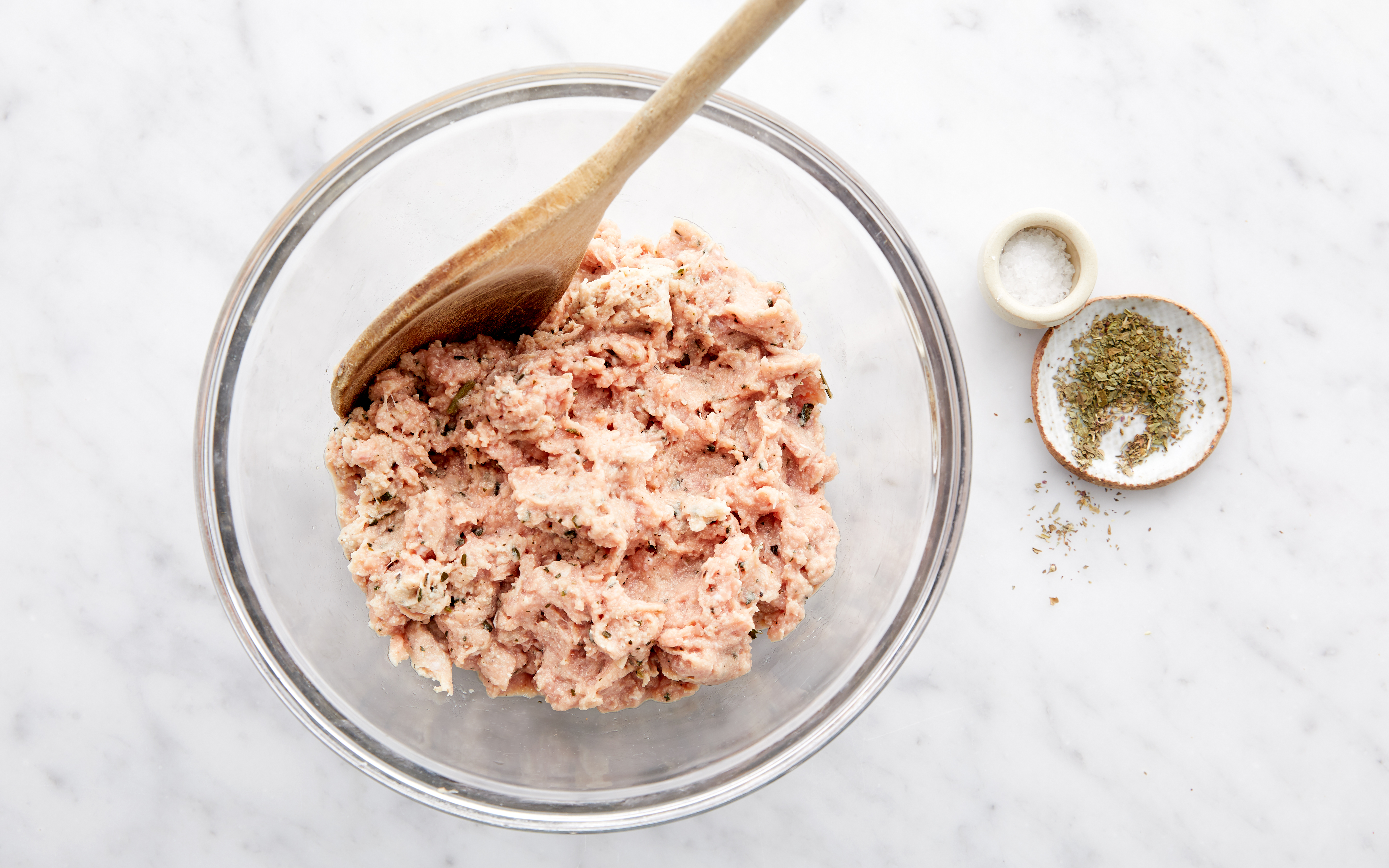 Turkey Ricotta Meatball Mix (Frozen) 1 lb Keller Crafted Meats