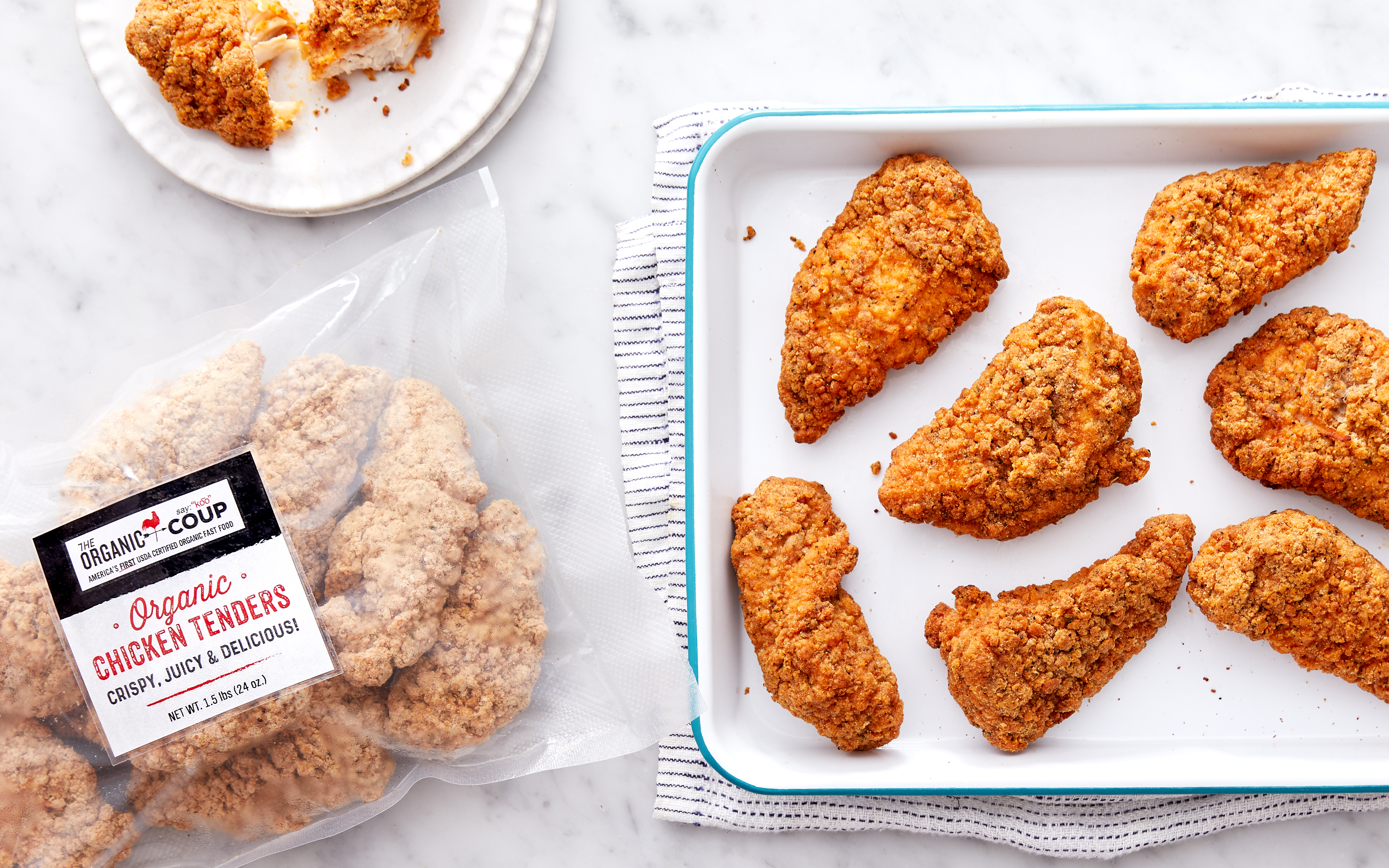 Organic Chicken Tenders 1.5 lb The Organic Coup Good Eggs