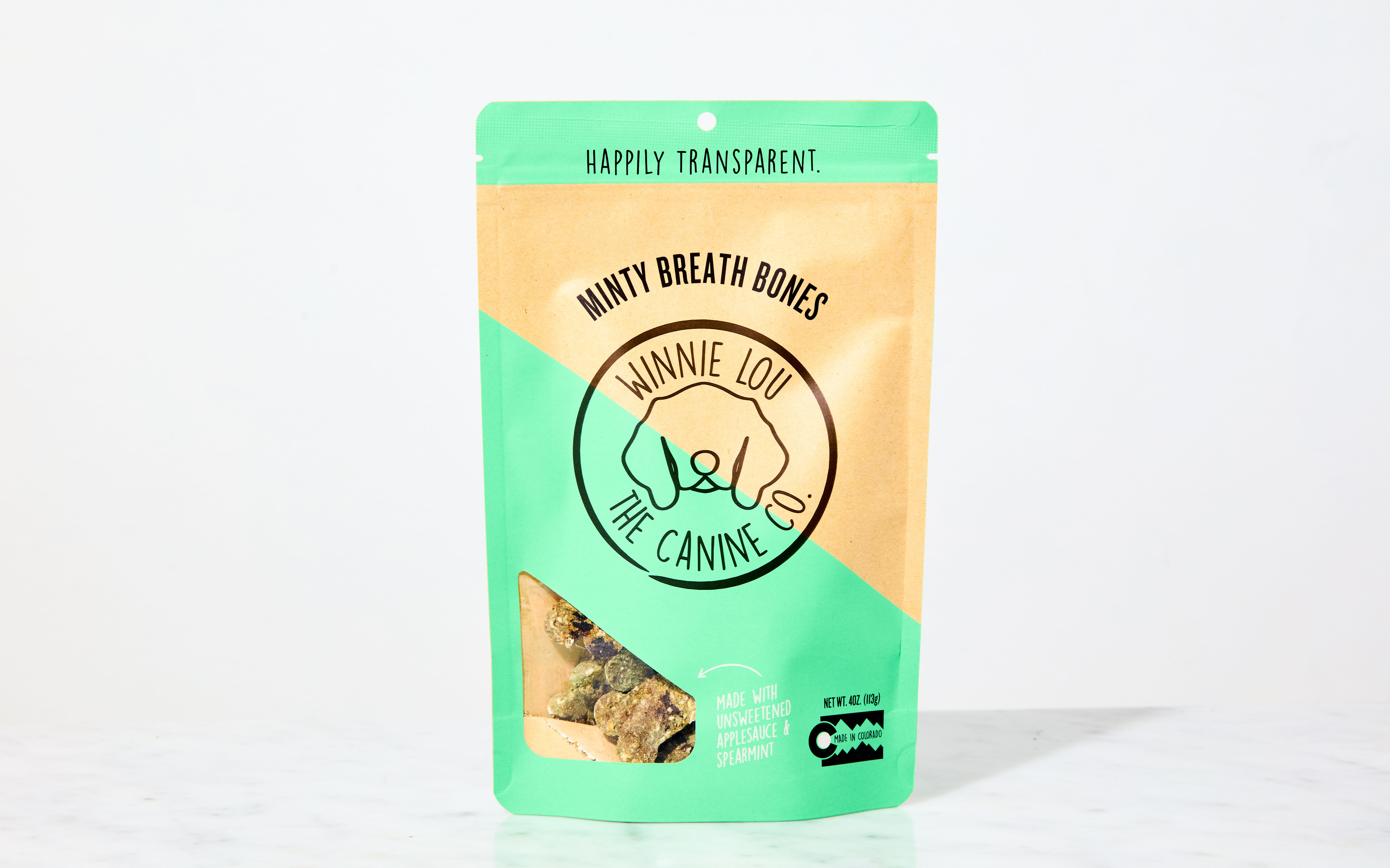 Minty Breath Bones Dog Treats oz Winnie Lou Good Eggs