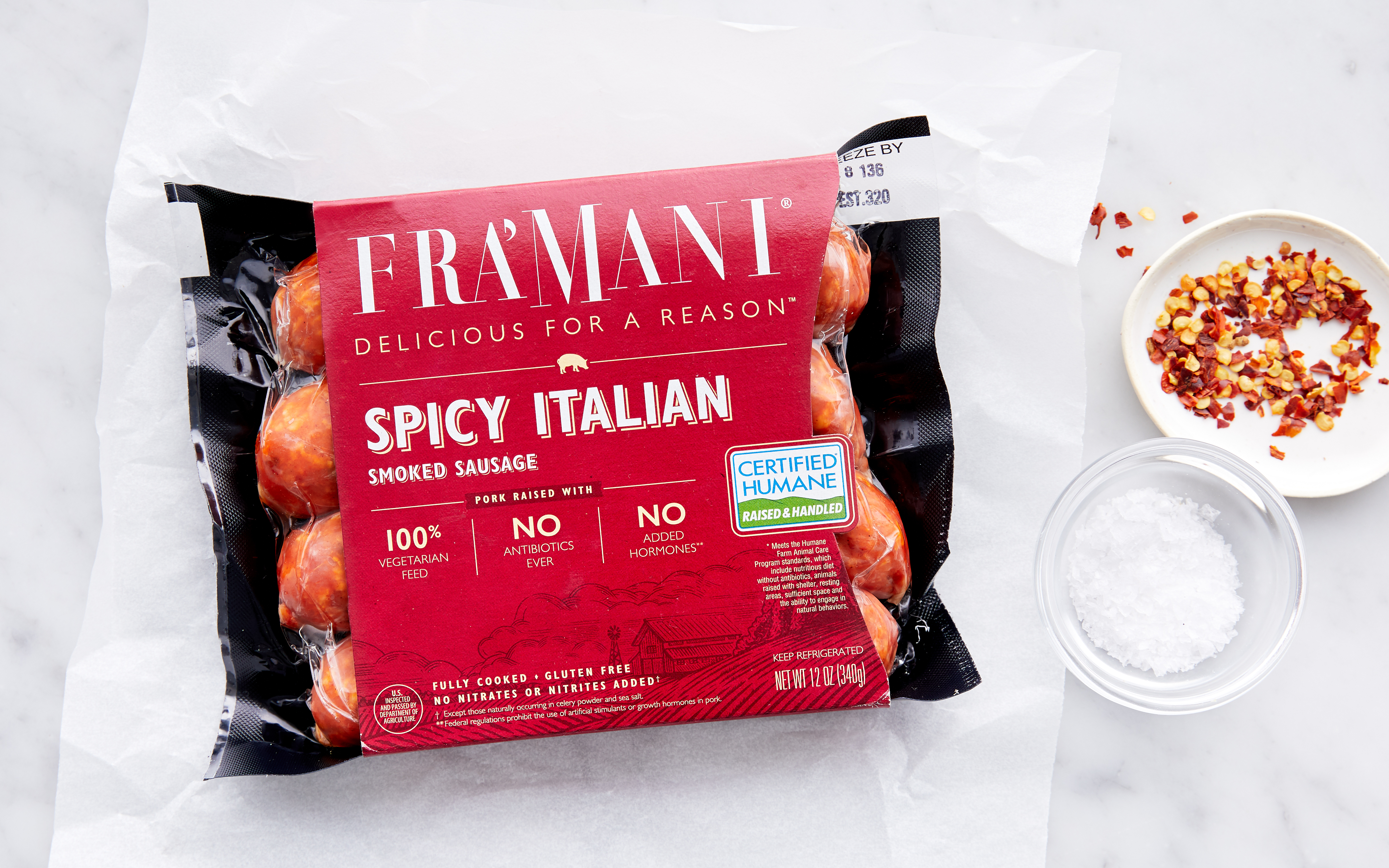 Spicy Italian Sausage Fra' Mani Handcrafted Foods Good Eggs