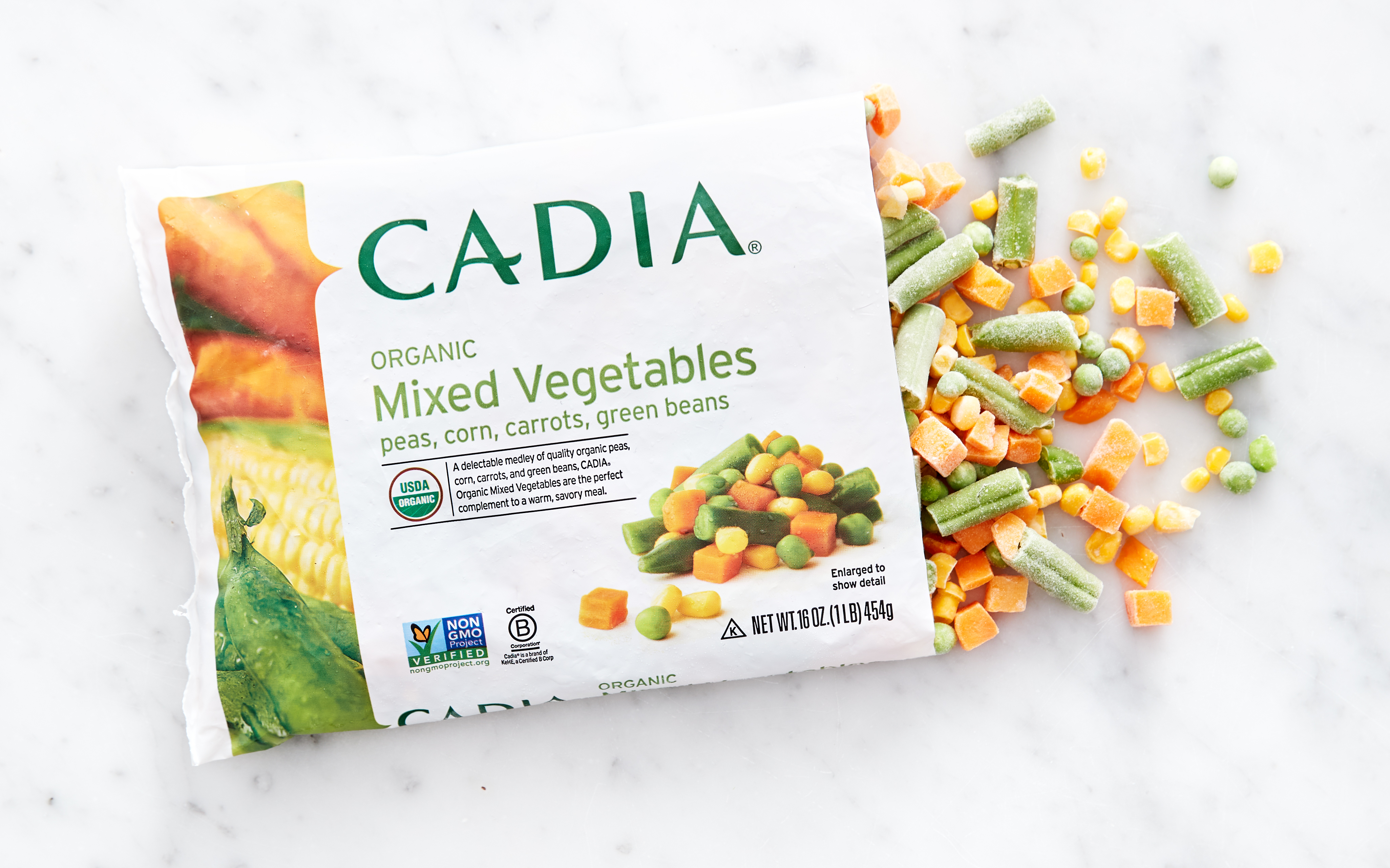 Organic Frozen Mixed Vegetables 16 oz Cadia Good Eggs