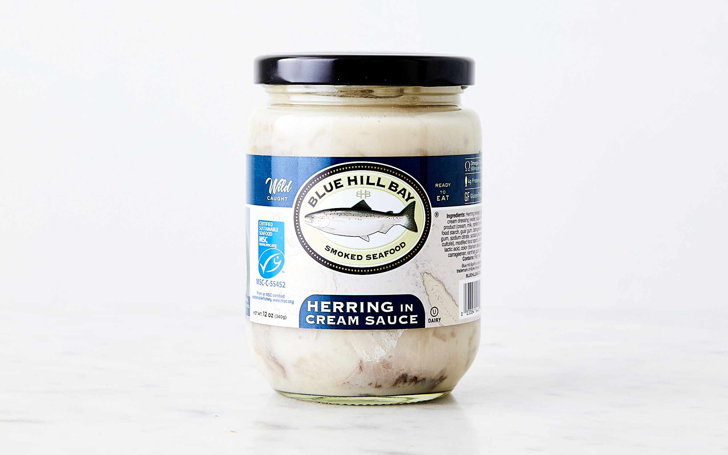 Herring in Cream Sauce 12 oz Blue Hill Bay Good Eggs