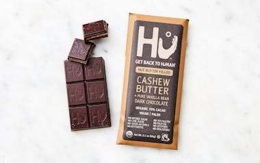 Organic Cashew Butter & Pure Vanilla Bean 70% Dark Chocolate Bar