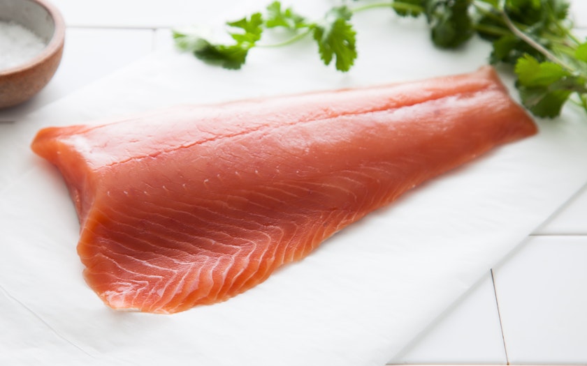 chum salmon meat