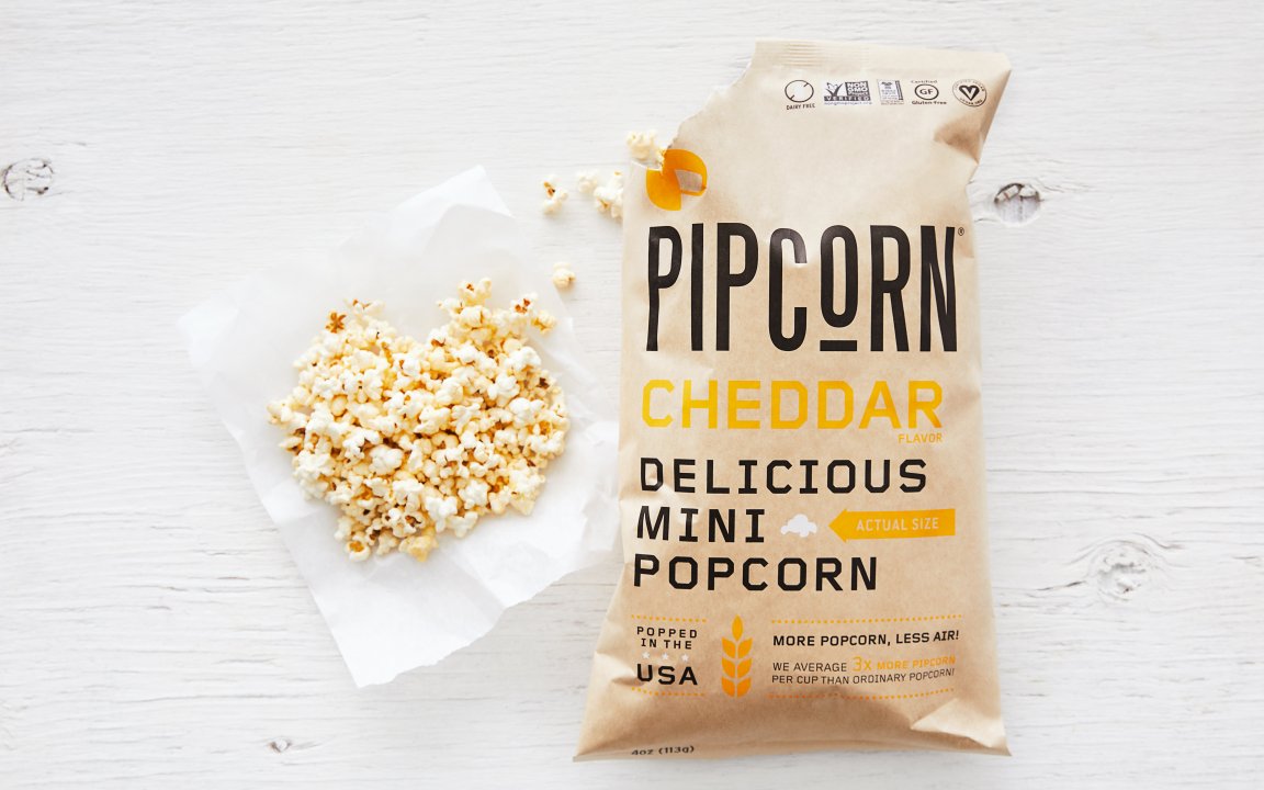 PlantBased Cheddar Popcorn Pipcorn SF Bay Good Eggs