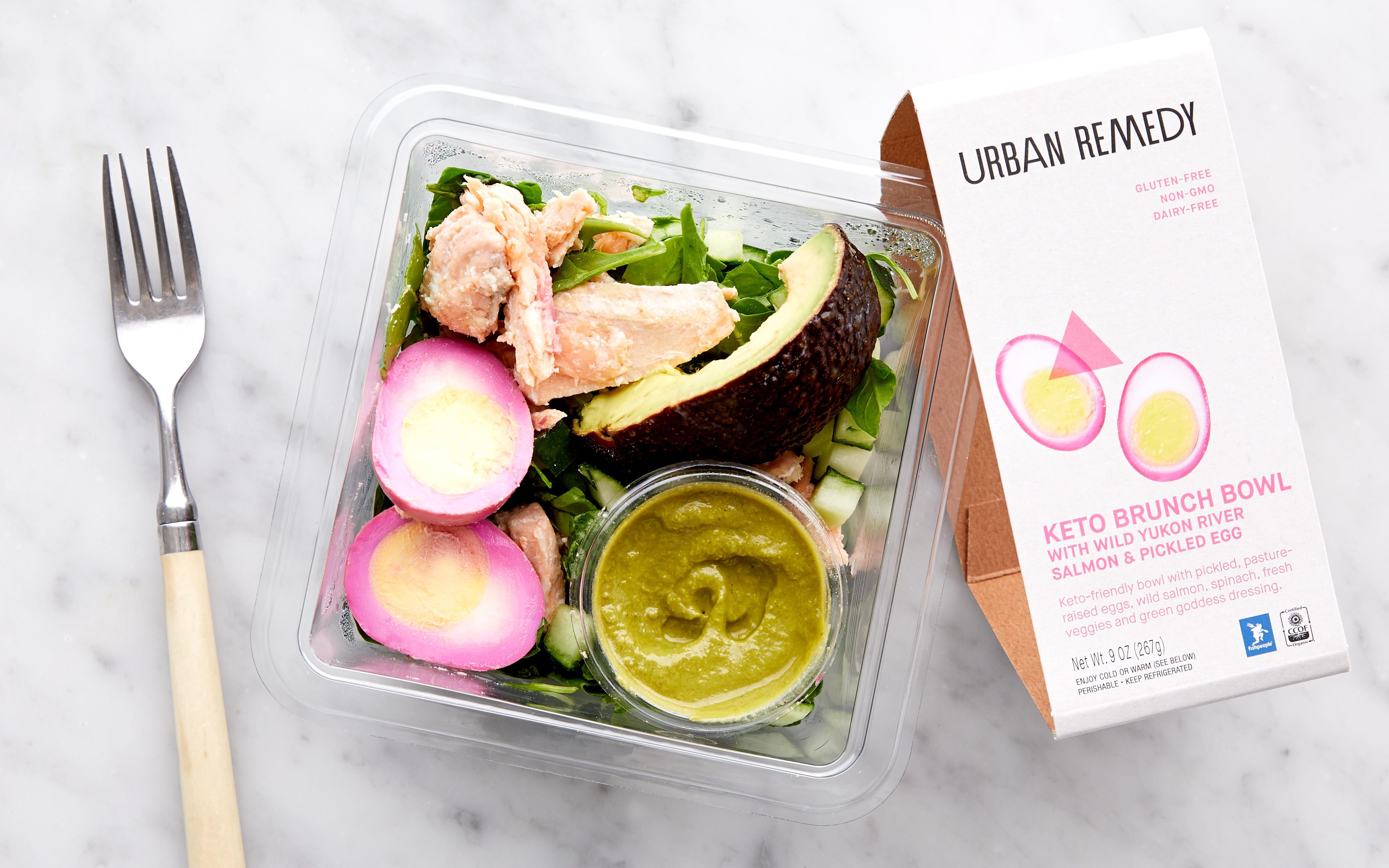 Organic Keto Salmon & Egg Brunch Bowl 9.53 oz Urban Remedy Good Eggs