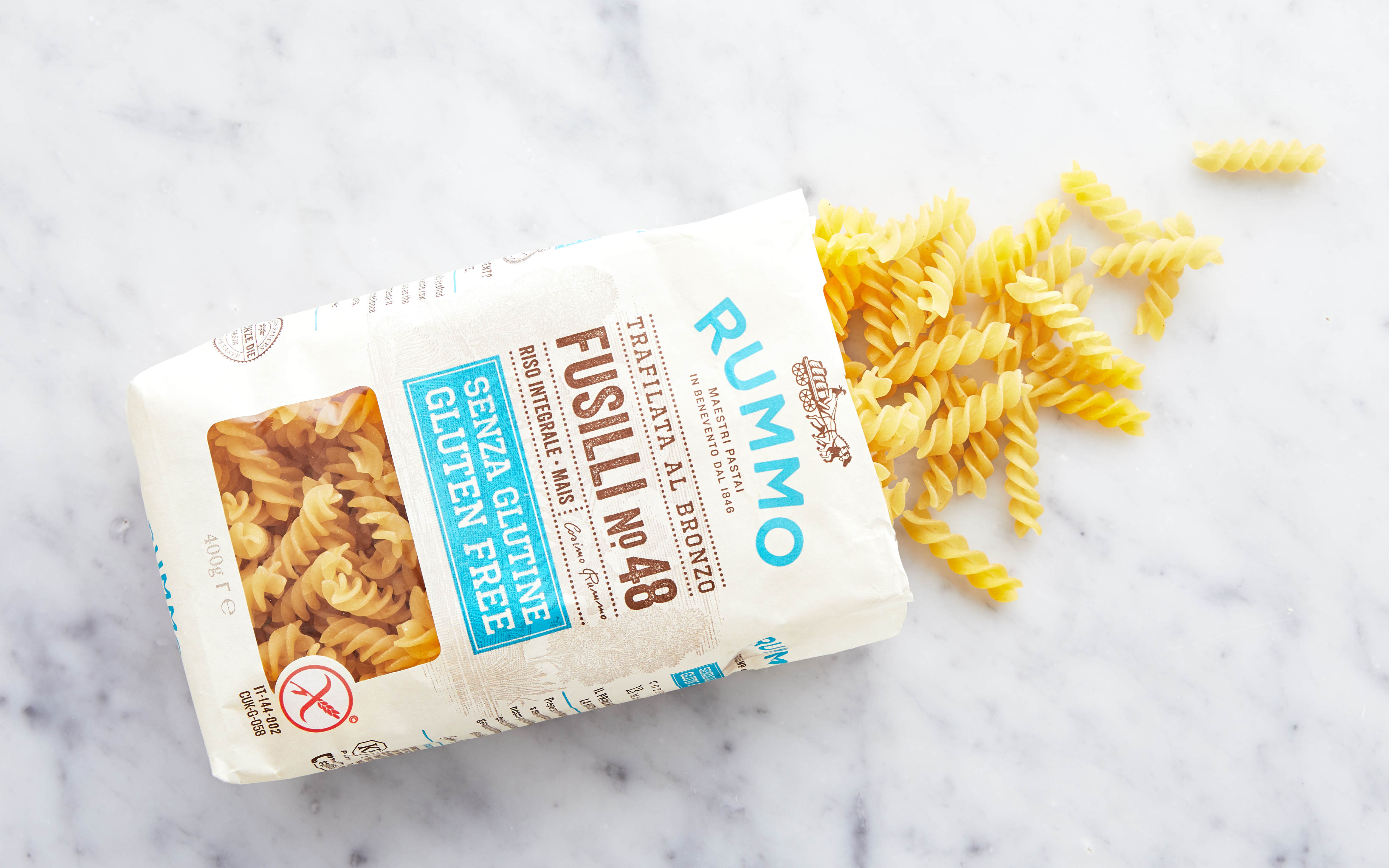 Gluten-Free Fusilli Pasta | 12 Oz | Rummo Pasta | Good Eggs