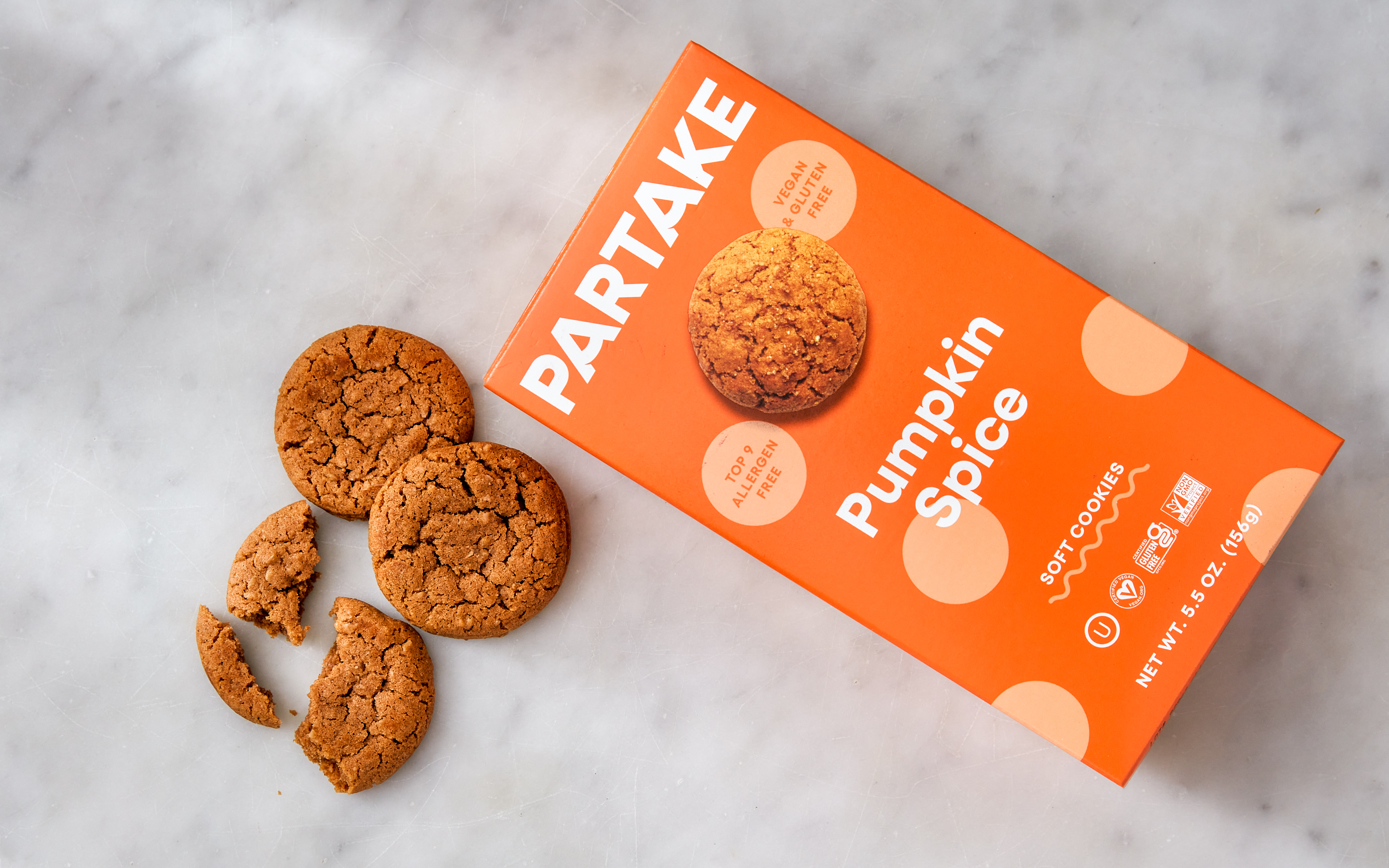 Vegan Gluten-Free Pumpkin Spice Cookies oz Partake