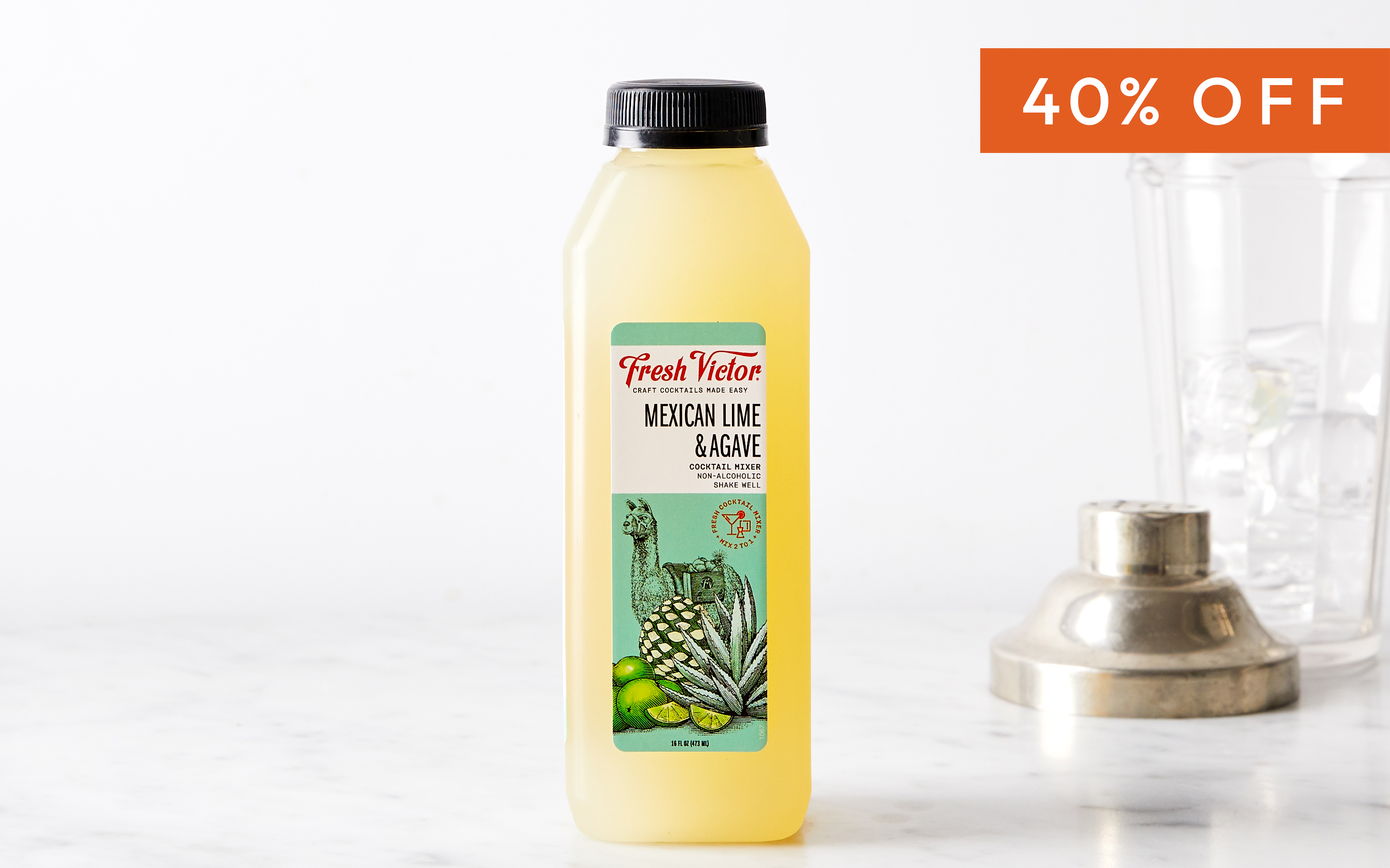 Mexican Lime & Agave Cocktail Mixer 16 fl oz Fresh Victor Good Eggs