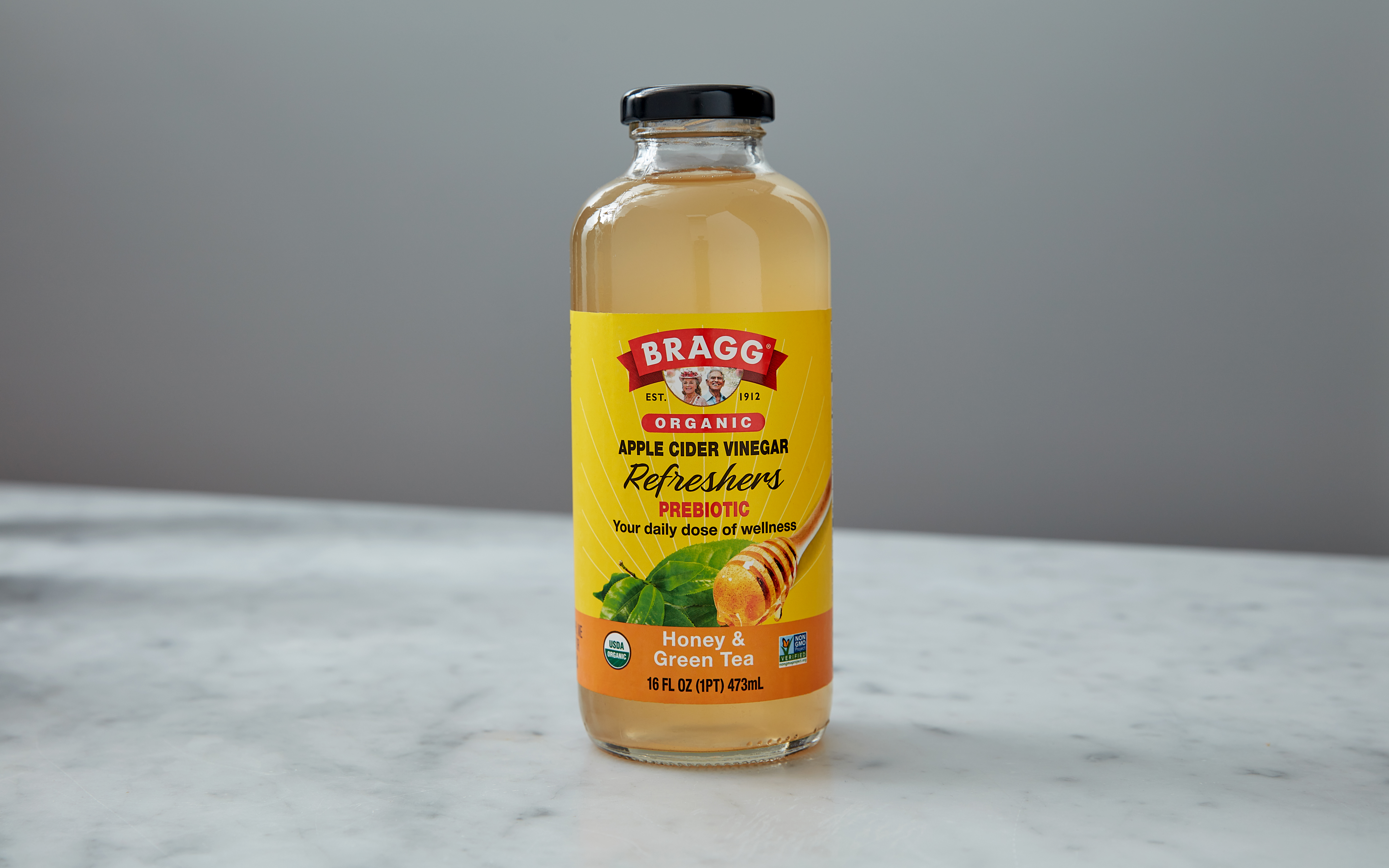 Organic Honey & Green Tea Apple Cider Vinegar Refresher Bragg Living Foods Good Eggs