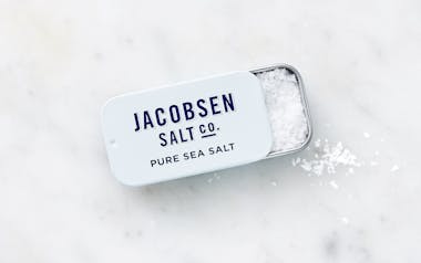 Slide Tin of Pure Flake Finishing Salt