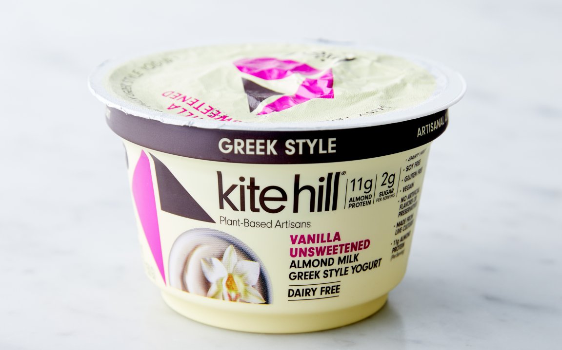 Vanilla Unsweetened GreekStyle Almond Milk Yogurt Kite Hill SF Bay