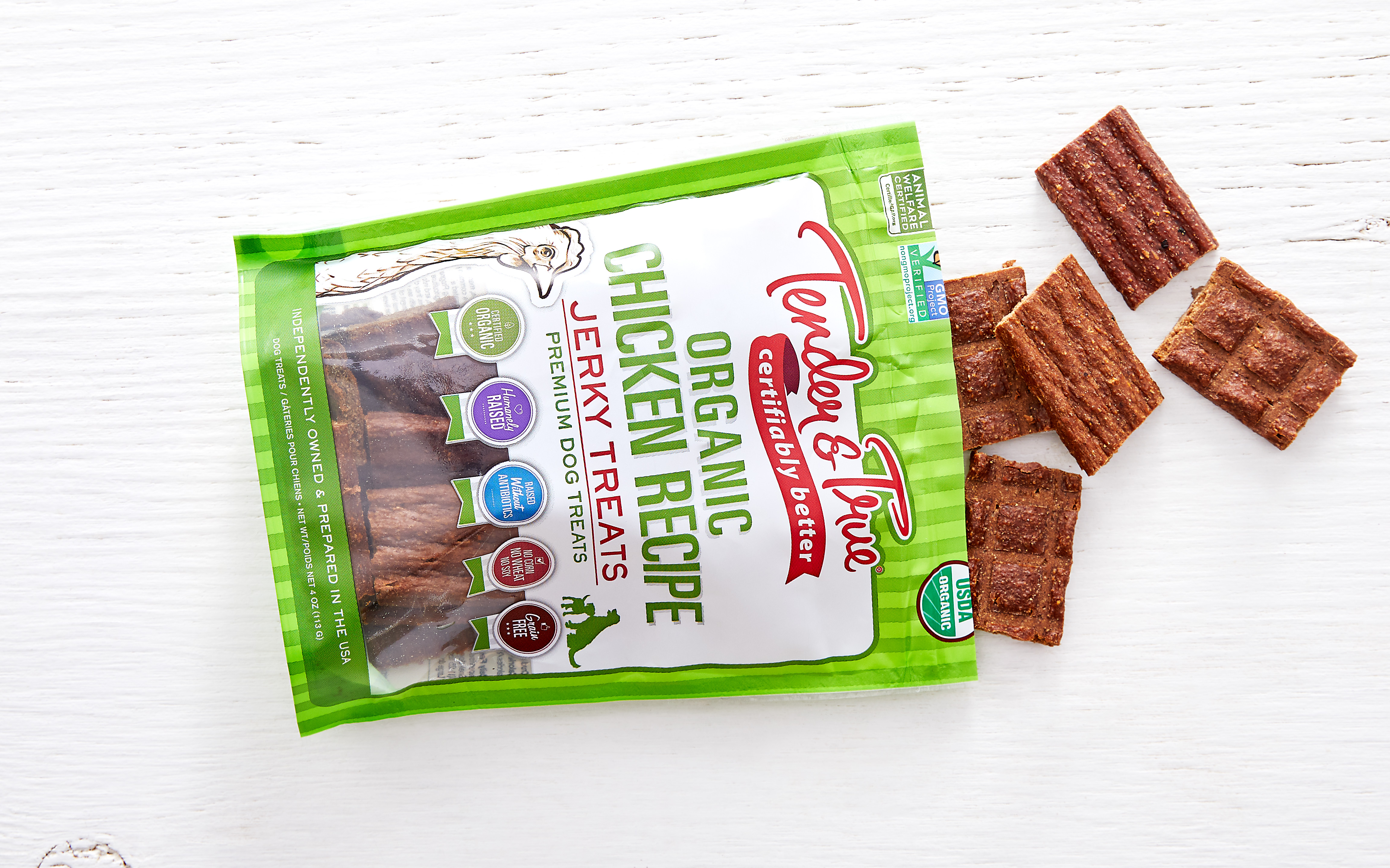 organic chicken jerky dog treats