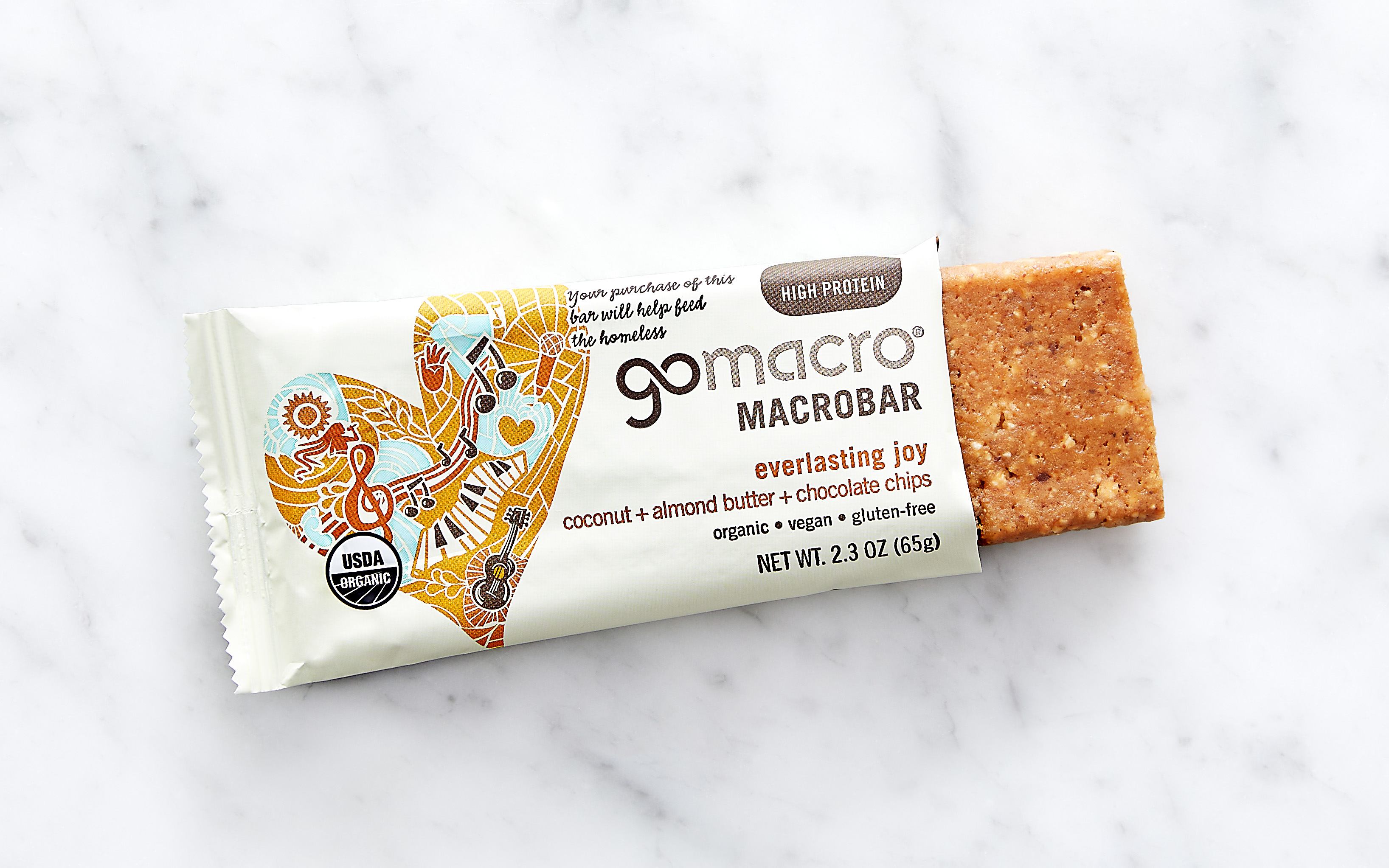 Coconut, Almond Butter & Chocolate Chips MacroBar 2.3 oz GoMacro