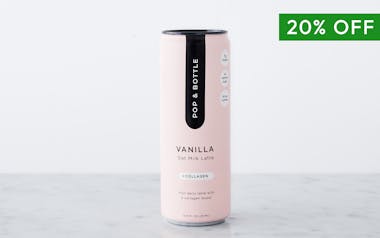 Vanilla Oat Milk Latte with Collagen