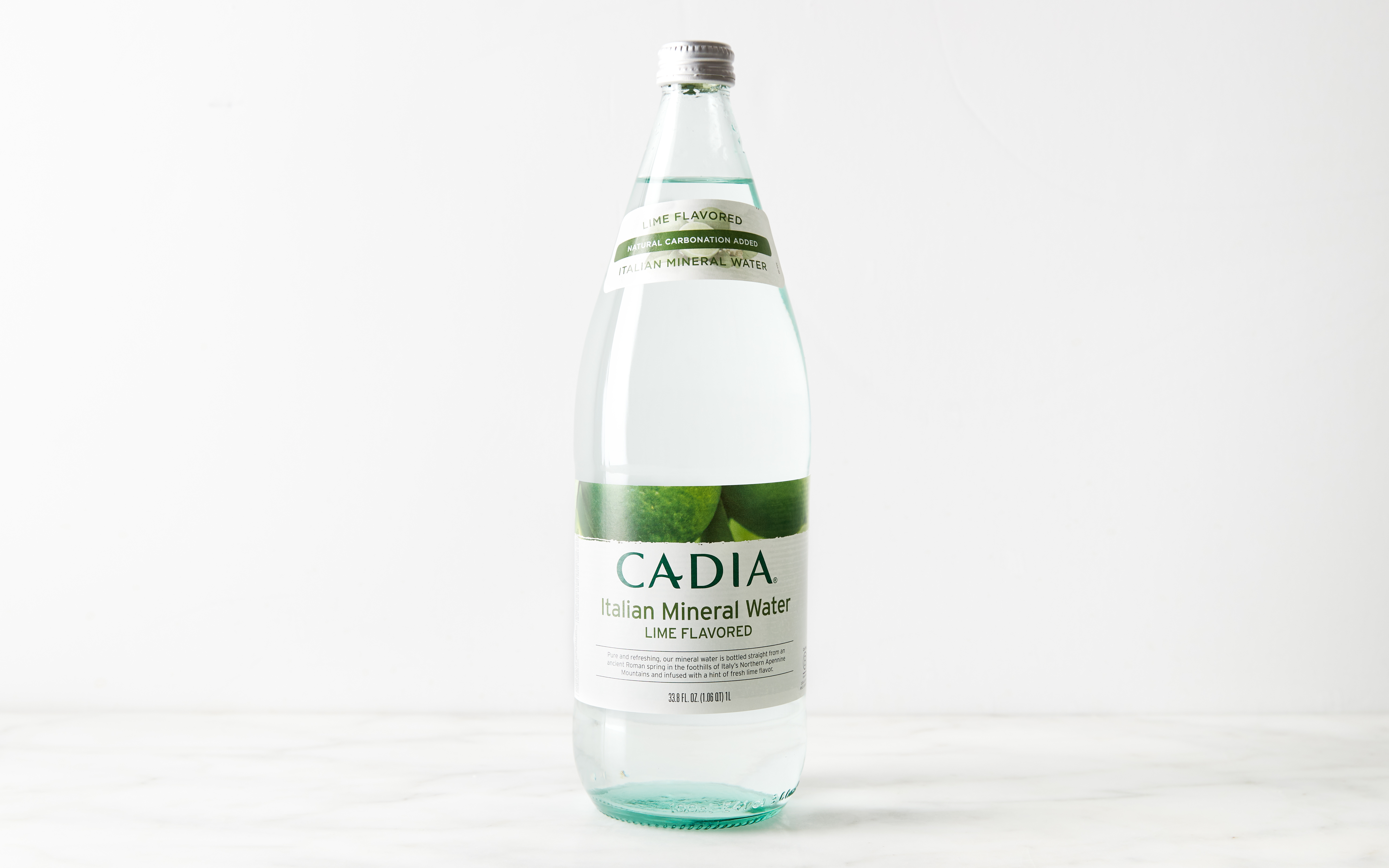 Sparkling Lime Italian Mineral Water 33.8 oz Cadia Good Eggs