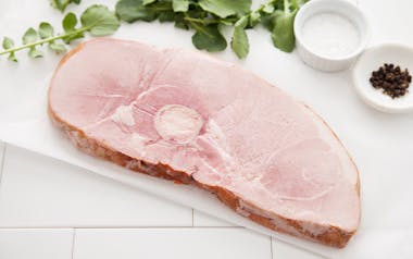 Pastured Smoked Pork Ham Steak (Frozen)