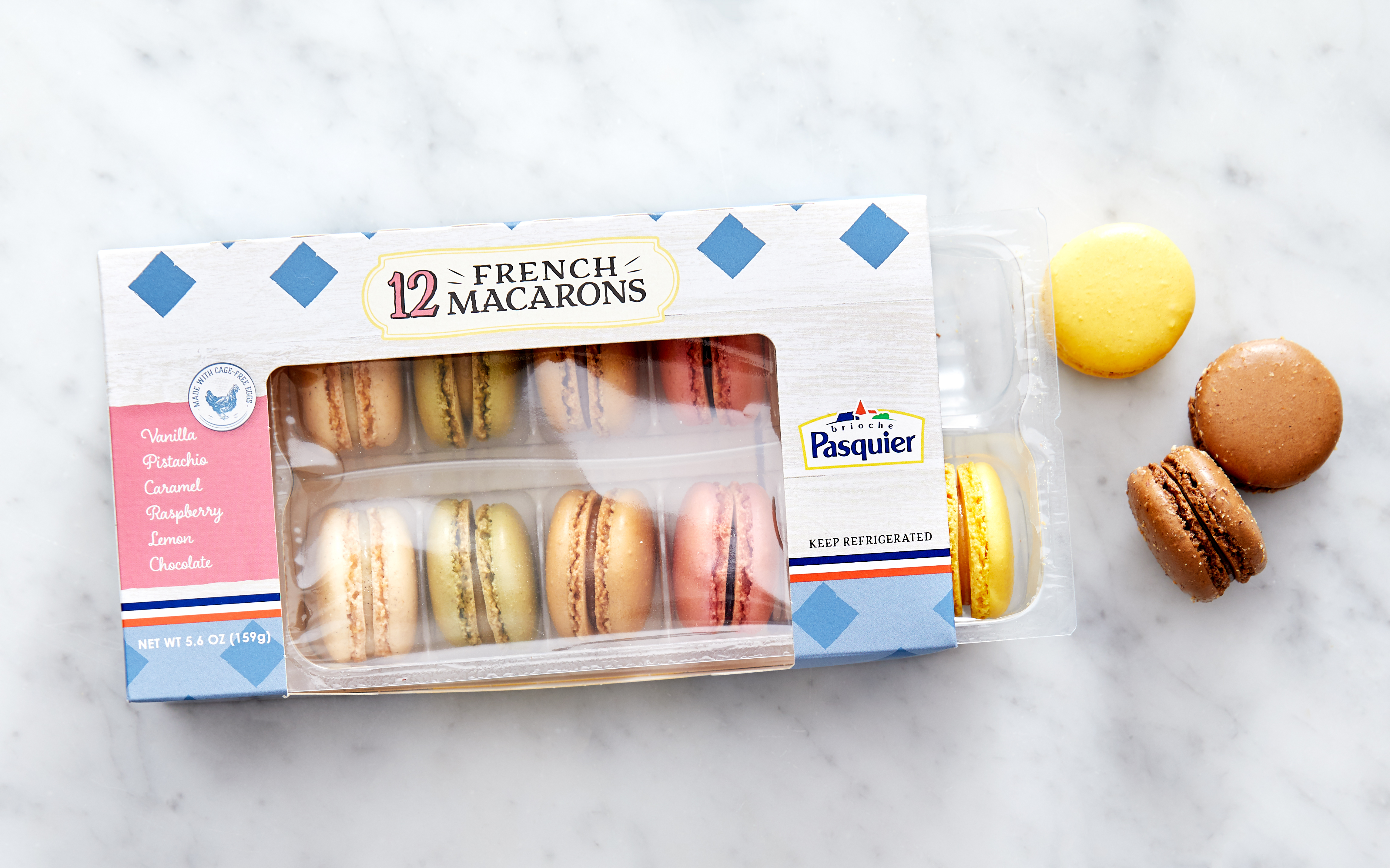 French Macarons 12 count Brioche Pasquier Good Eggs