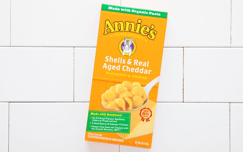 Annie's Organic Real Aged Cheddar Shells Mac N Cheese Macaroni and