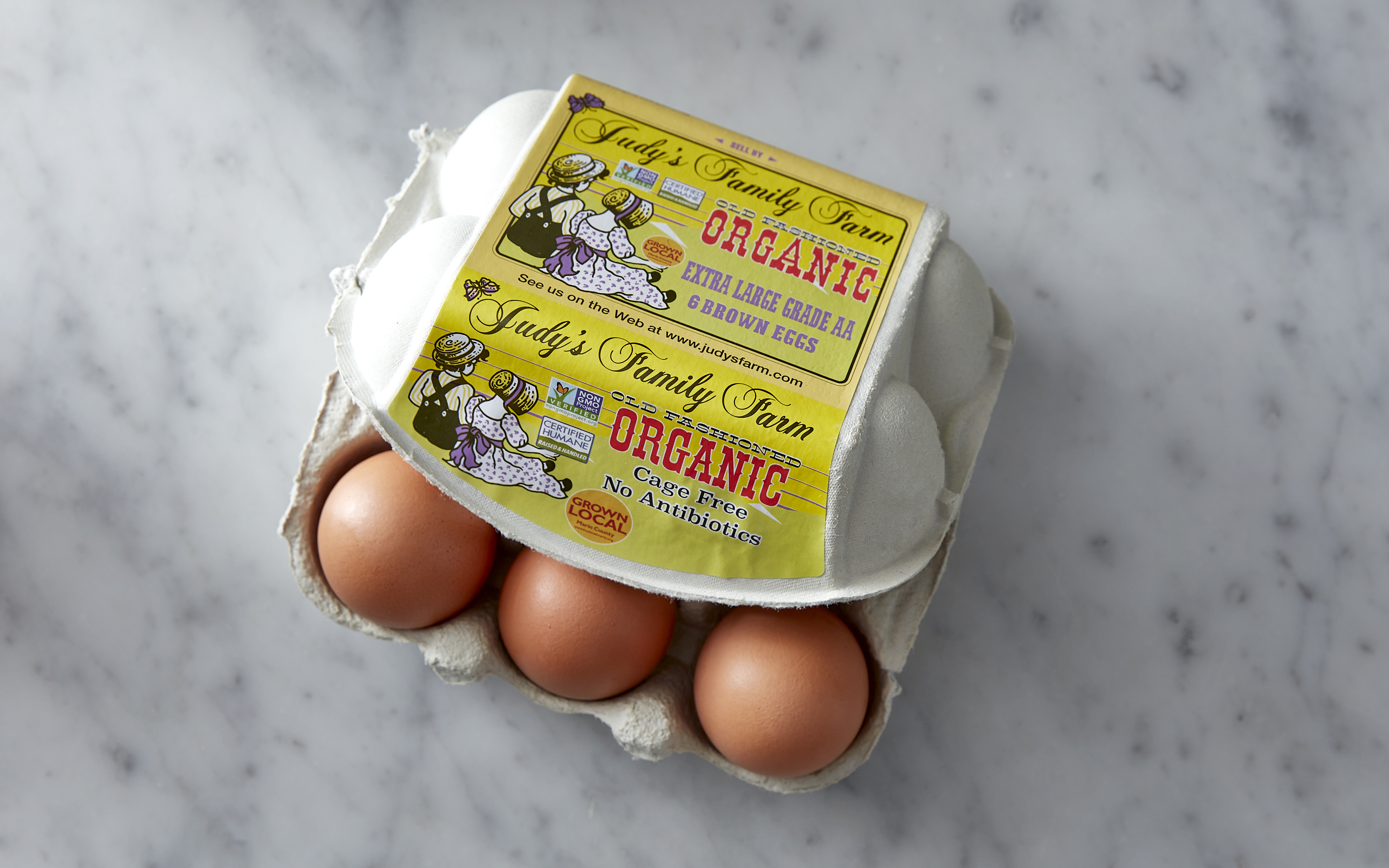 Organic CageFree Brown Eggs (Extra Large) 1 half dozen Judy's