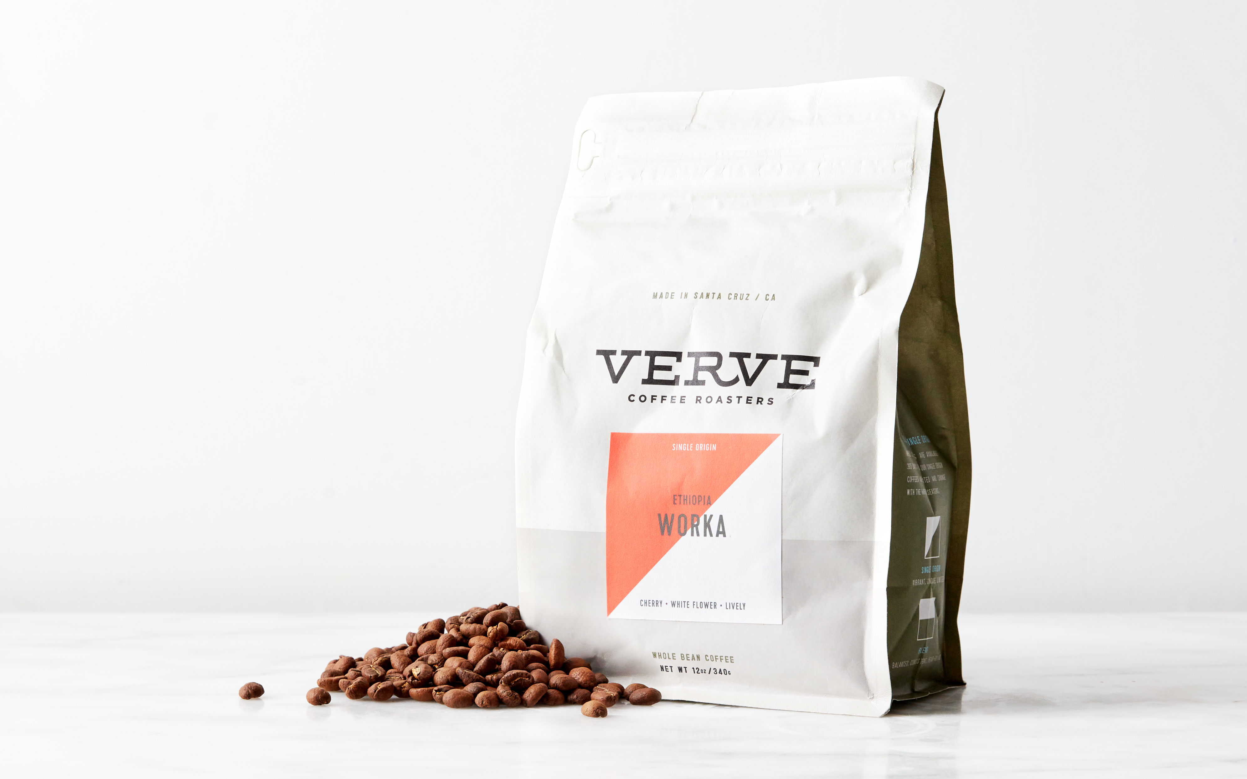 African Single Origin Whole Bean Coffee 12 oz Verve Coffee