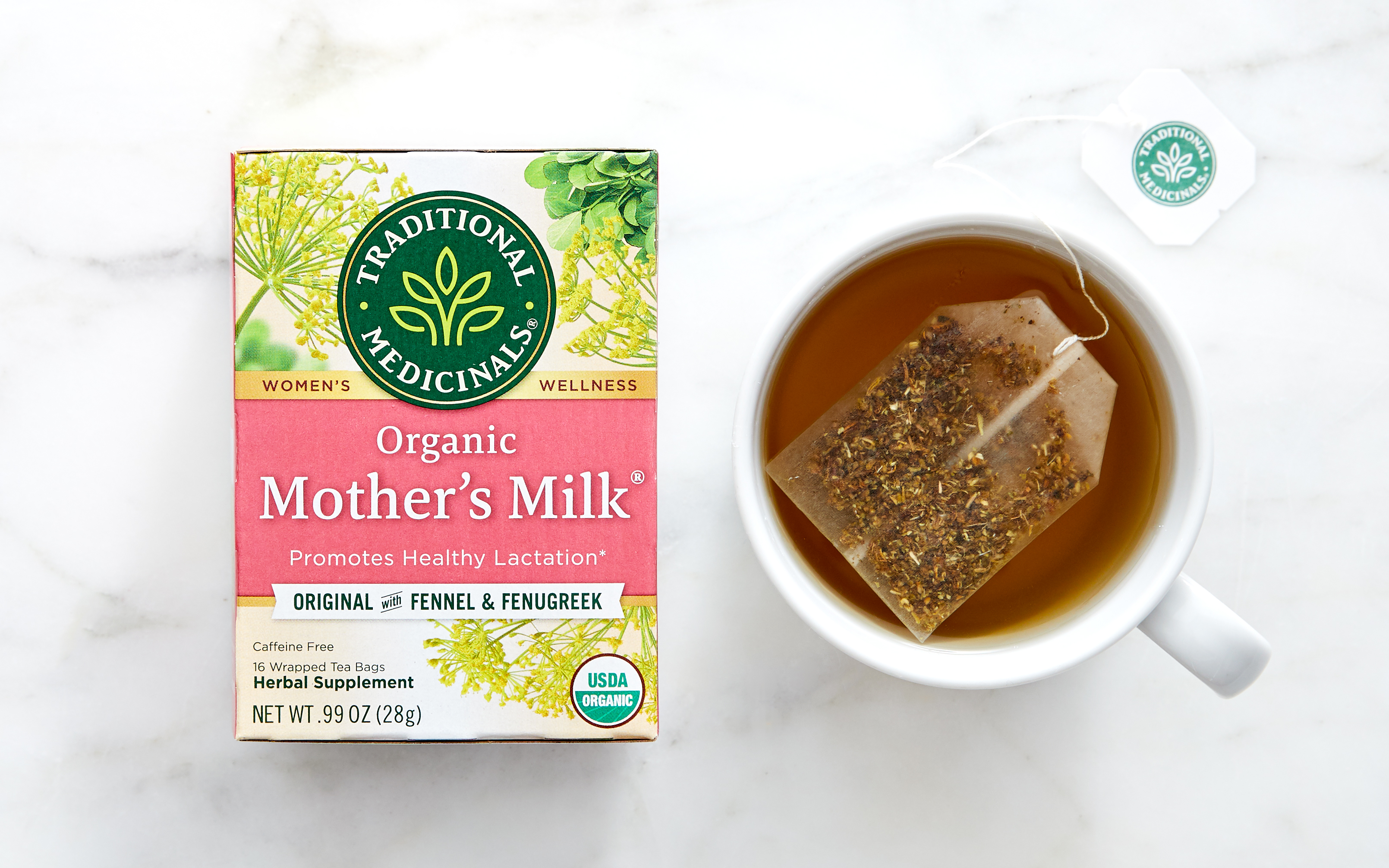 Organic Mother's Milk Tea Bags | 16 count | Traditional Medicinals