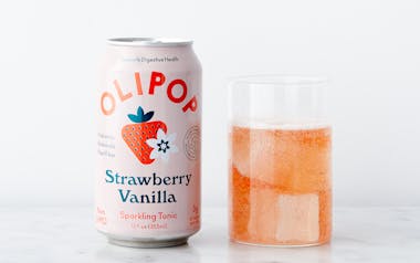 Strawberry Vanilla Sparkling Tonic